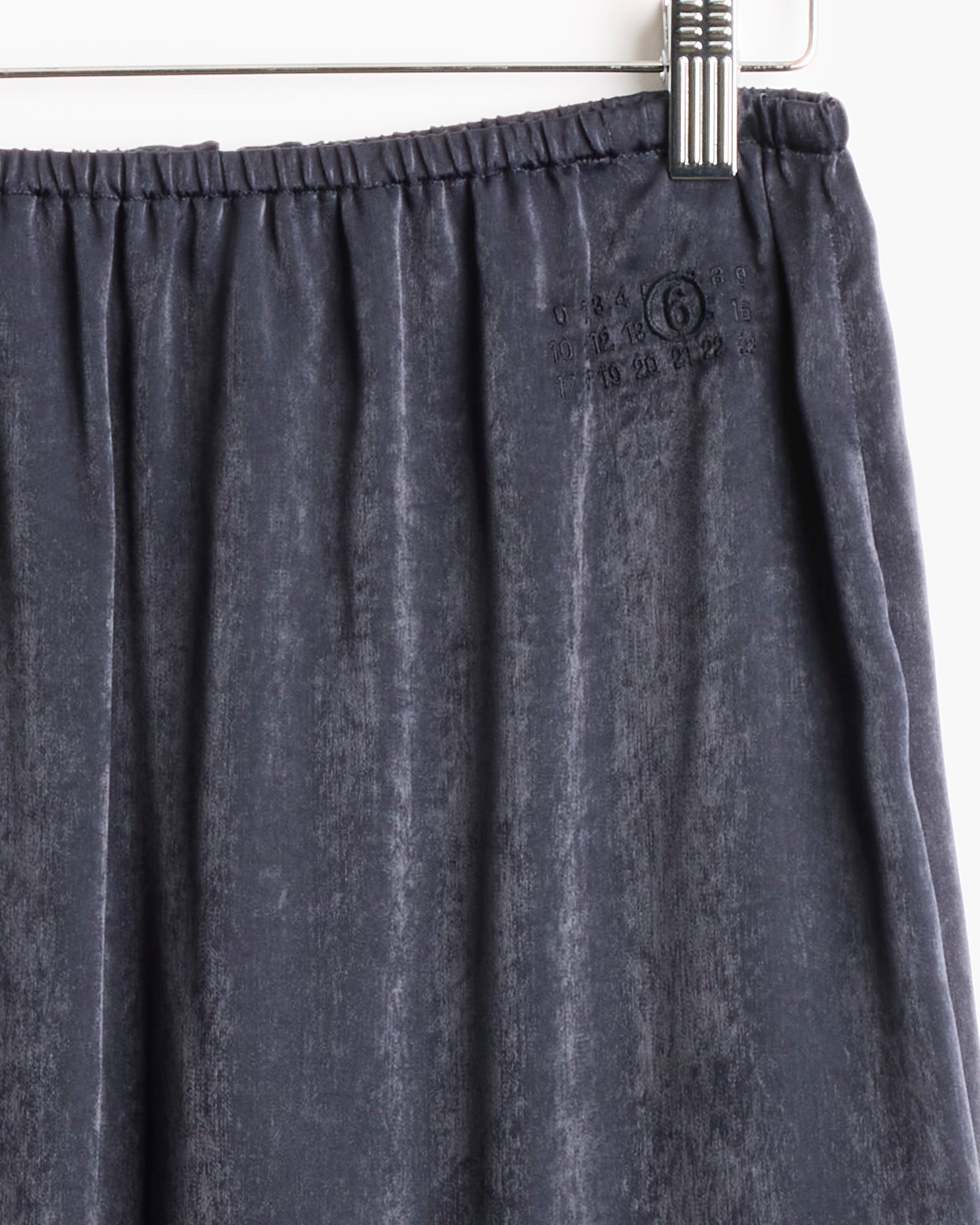 MM6 S62ME0045 Midi Skirt - Midnight Blue / IT40 (290122)