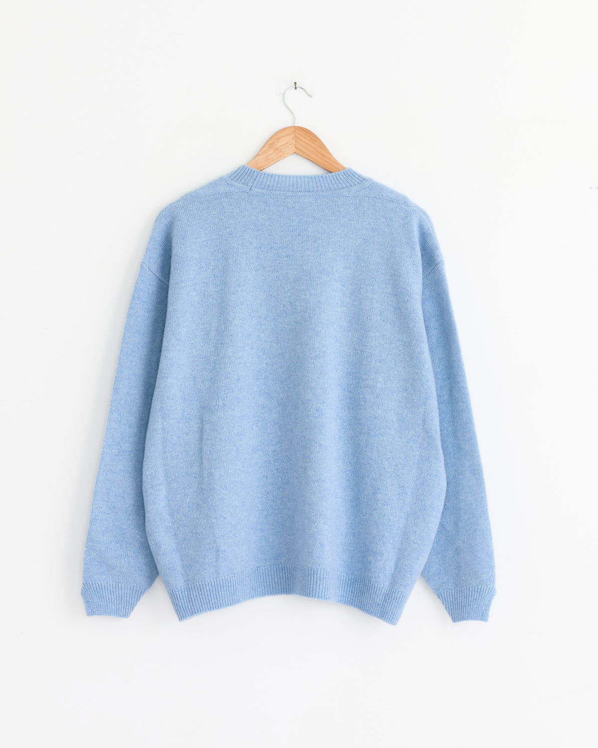 Horses Bateau Neck Pullover - Aqua / M (290329)