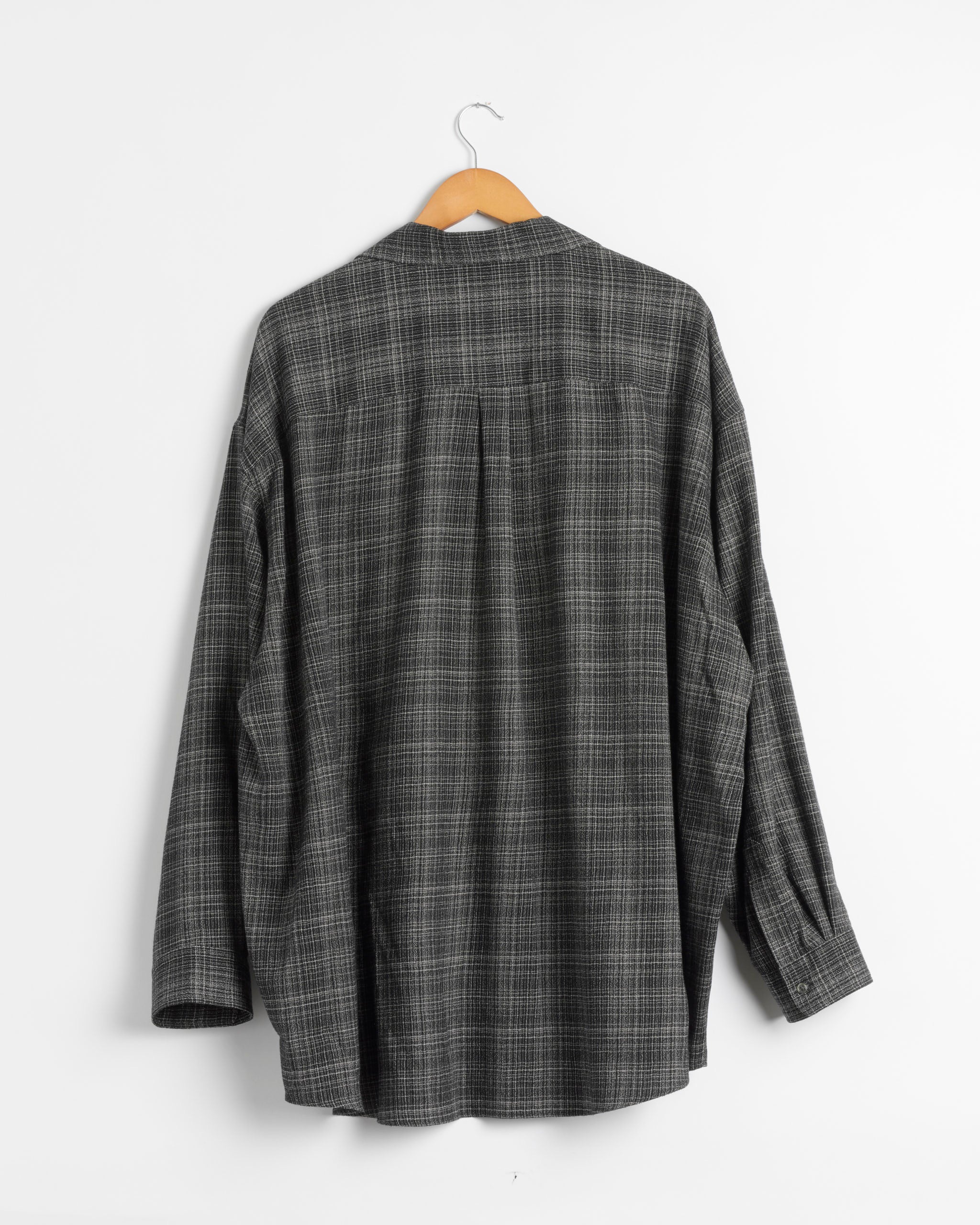 Graphpaper Extra Fine Wool Lawn L/S Sleeping Shirt - Check / 2 (290347)