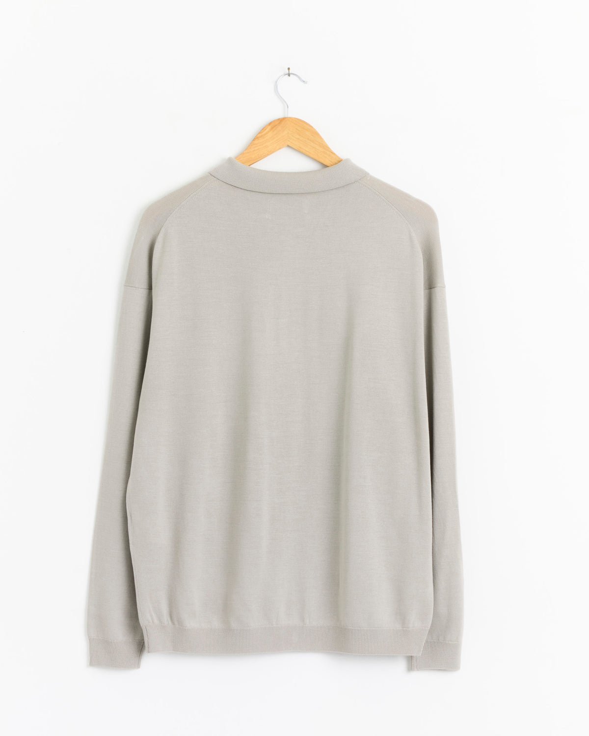 Graphpaper High Gauge Oversized L/S Knit Shirt - Ash / 1 (290357)