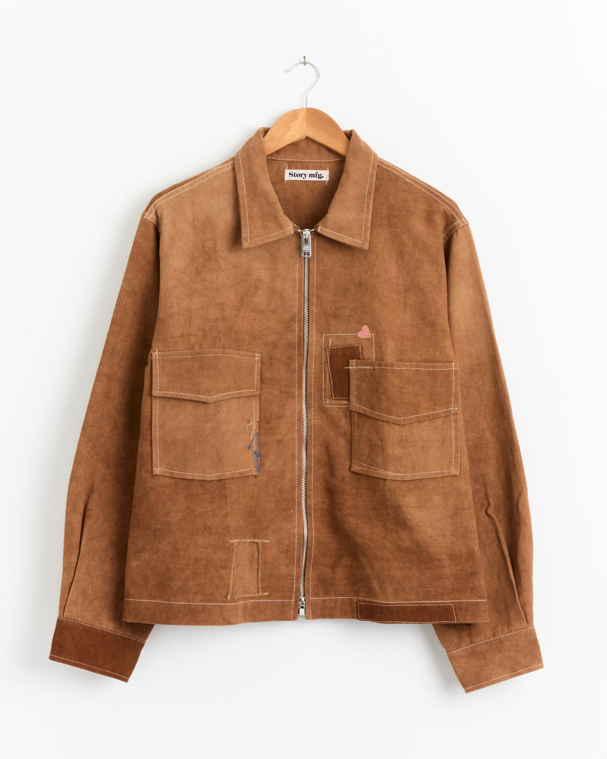 Story mfg 555 Jacket - Sand Heart Repair / L (290587)