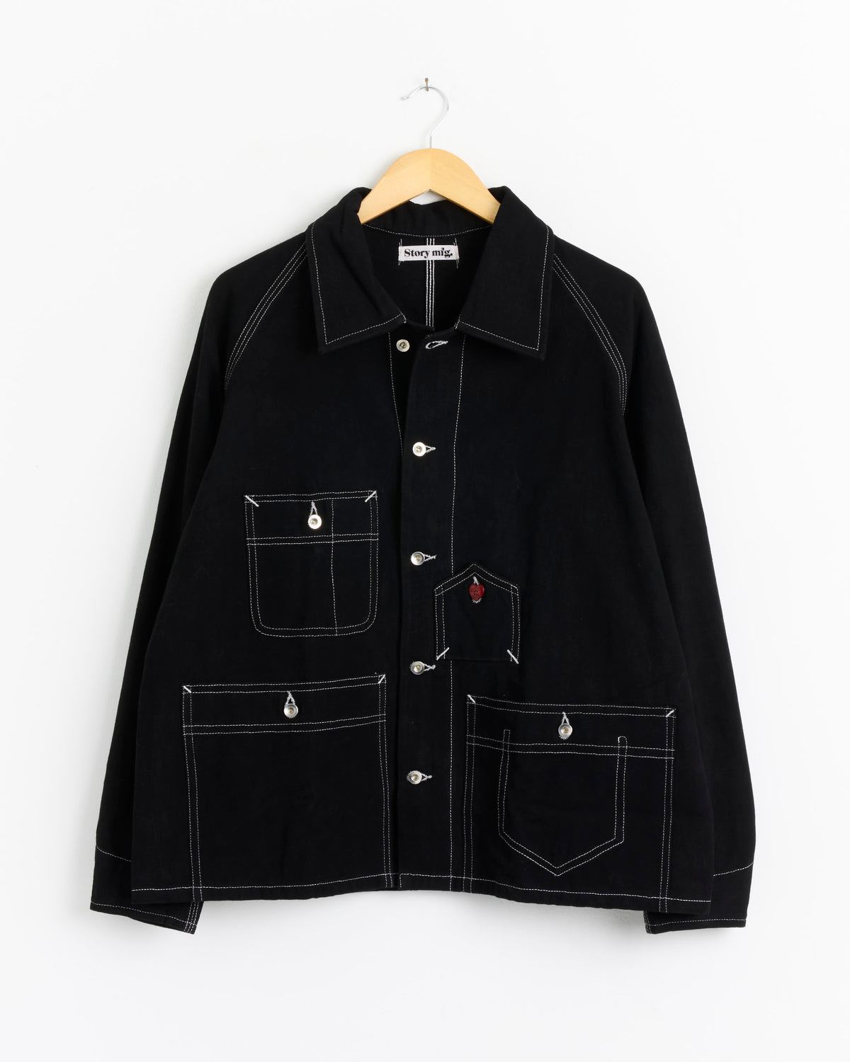Story mfg Depot Jacket - Love Letter Black / M (290588)