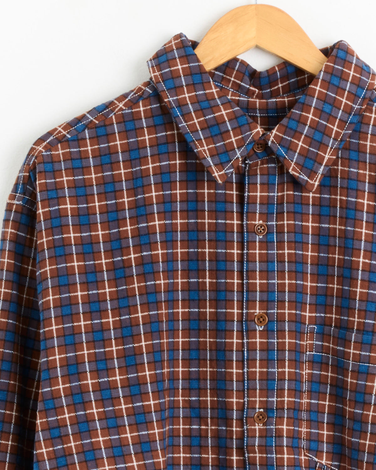 Story mfg Bracken Shirt - Sandstone Handloom / M (290598)