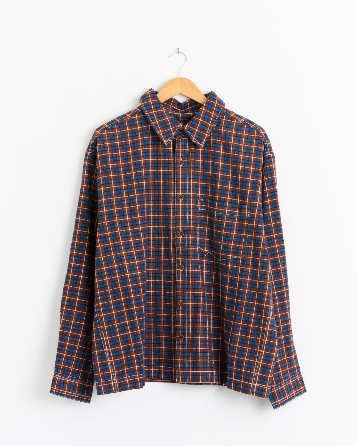 Story mfg Bracken Shirt - Sandstone Handloom / M (290598)