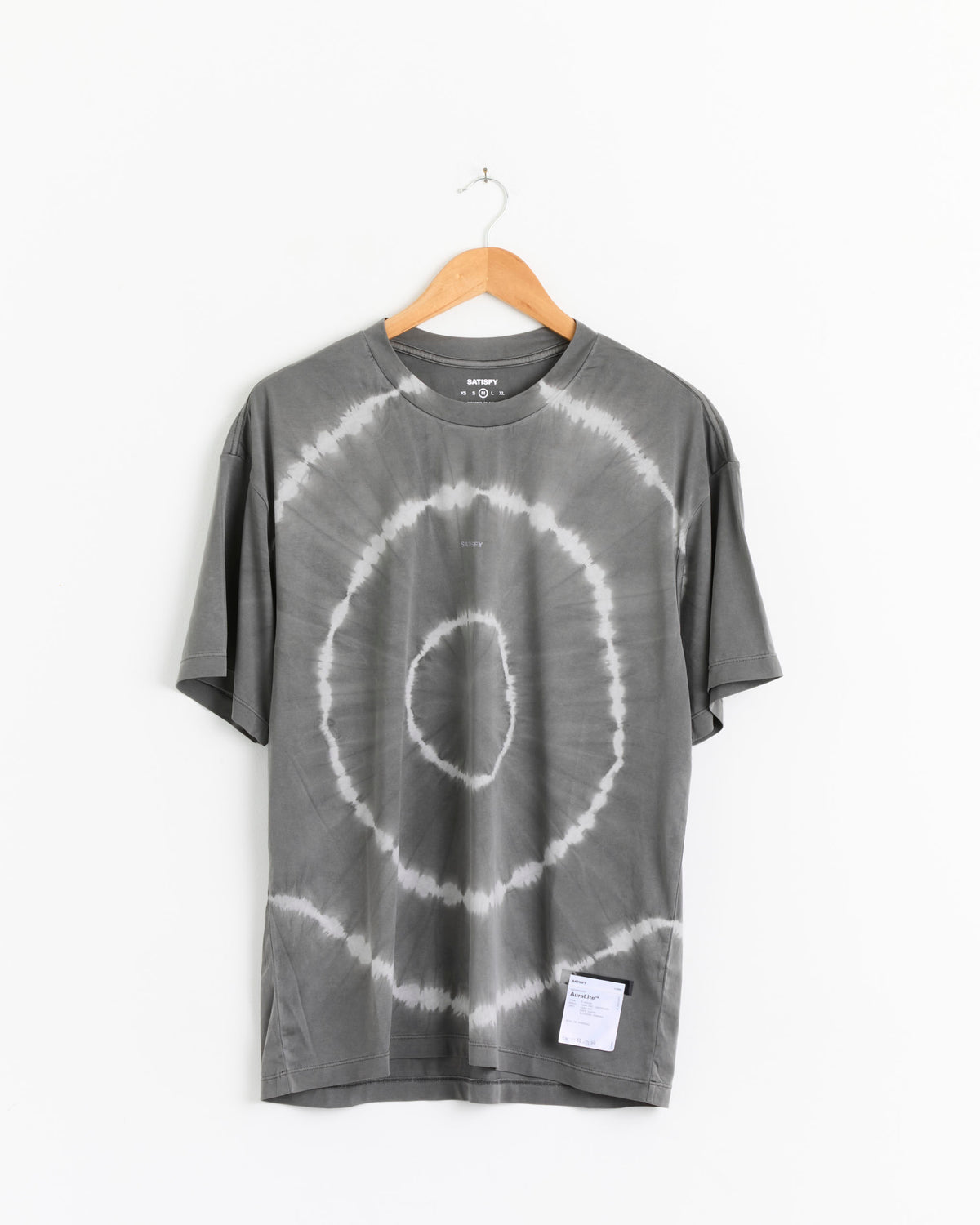 Satisfy Running AuraLite T-Shirt - Stone Mountain Tie Dye / M (290612)