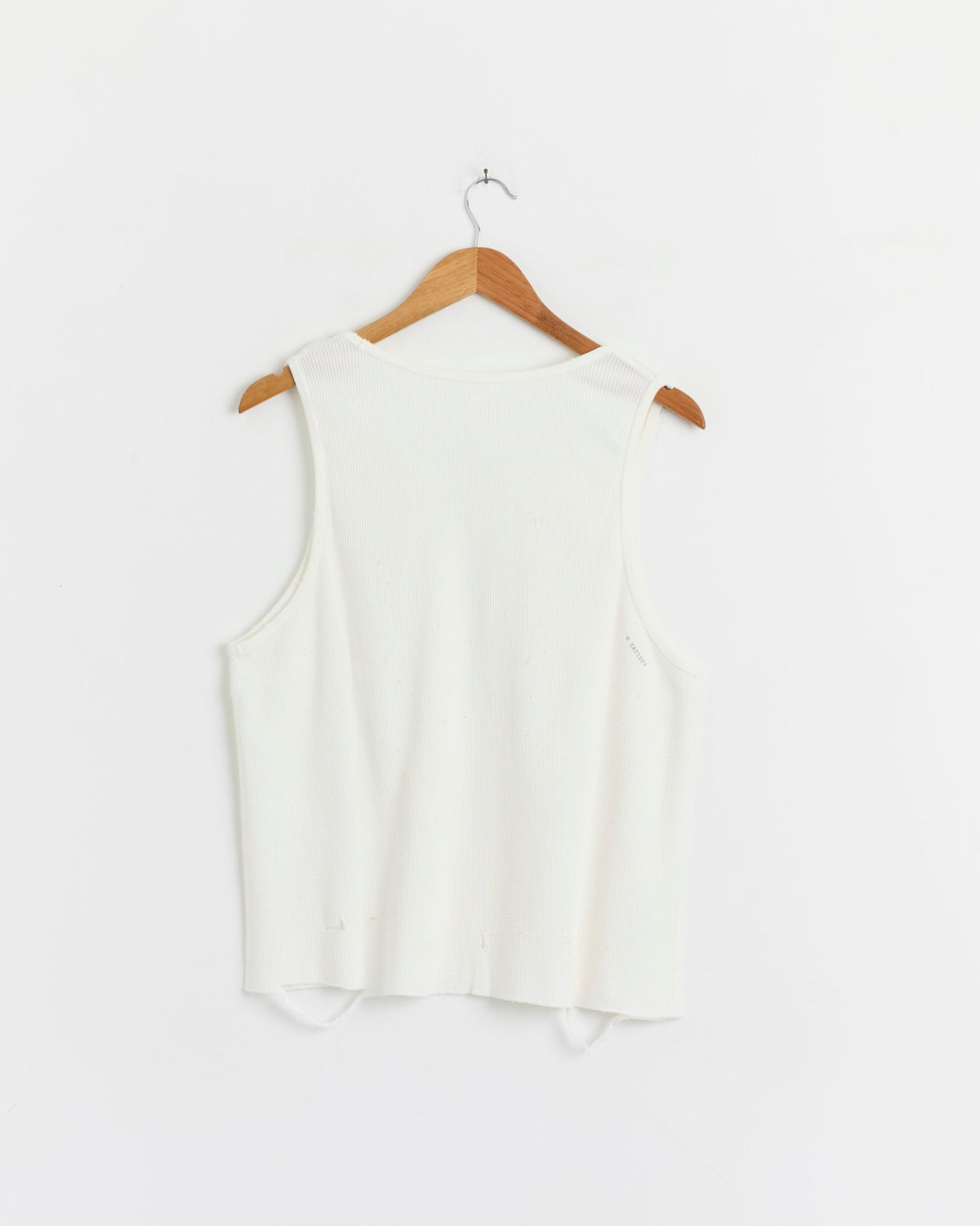 Satisfy Running MothTech Waffle Singlet, Off White - Off White / M (290629)