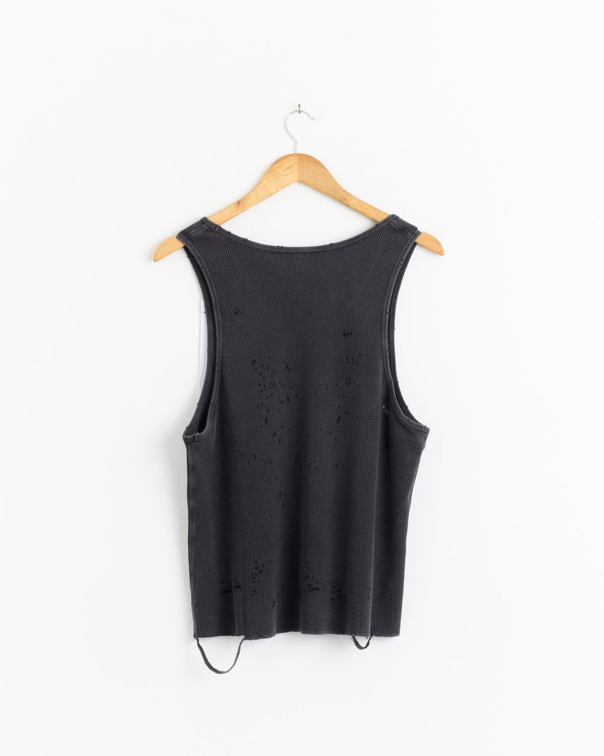 Satisfy Running MothTech Waffle Singlet, Aged Black - Aged Black / M (290634)
