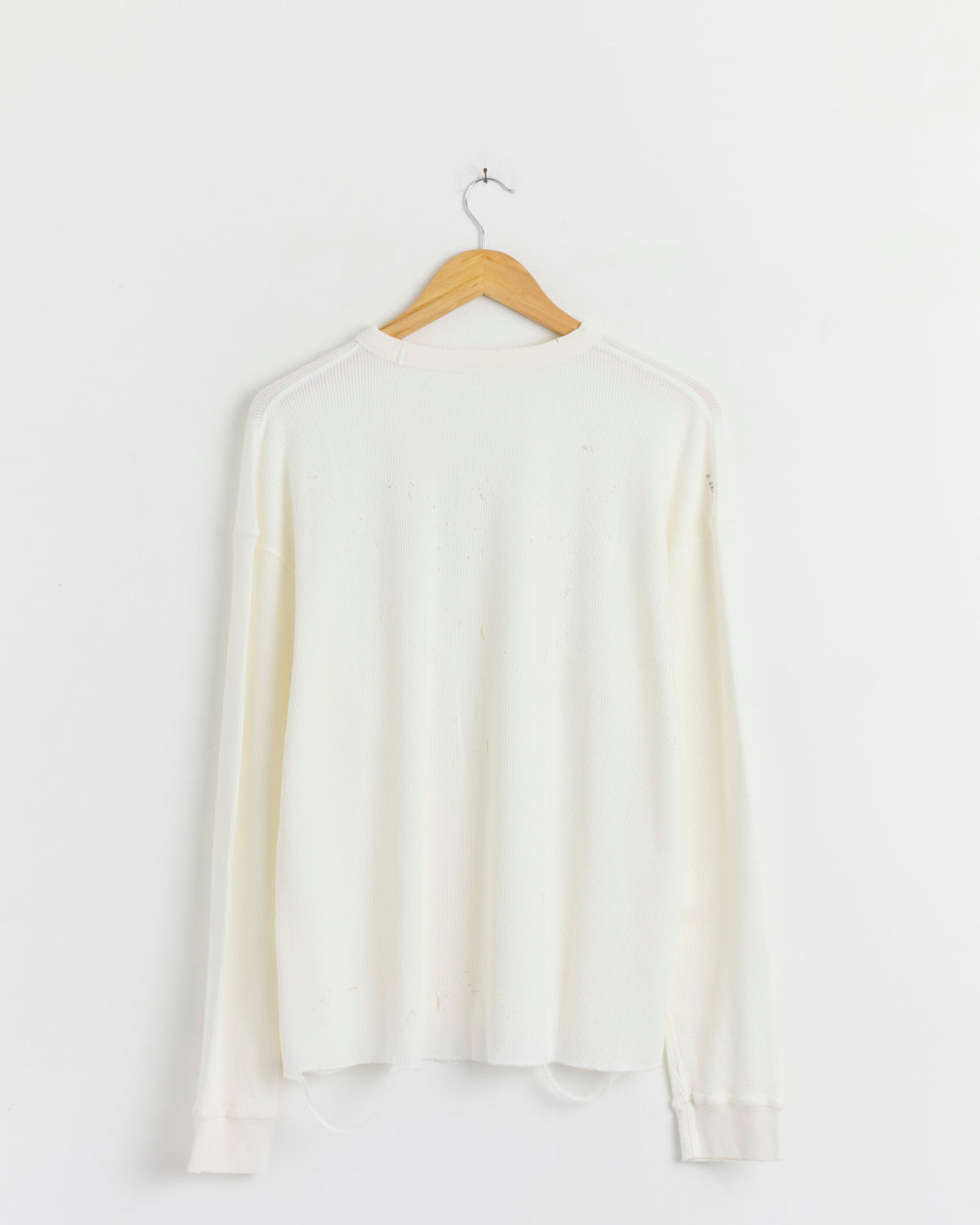 Satisfy Running MothTech Waffle L/S Tee, Off White - Off White / M (290639)