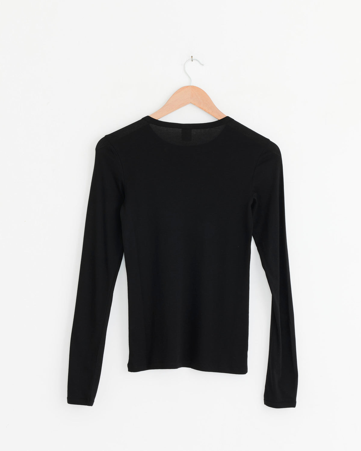 FLORE FLORE Olivia L/S Tee, Black - Black / S (290697)