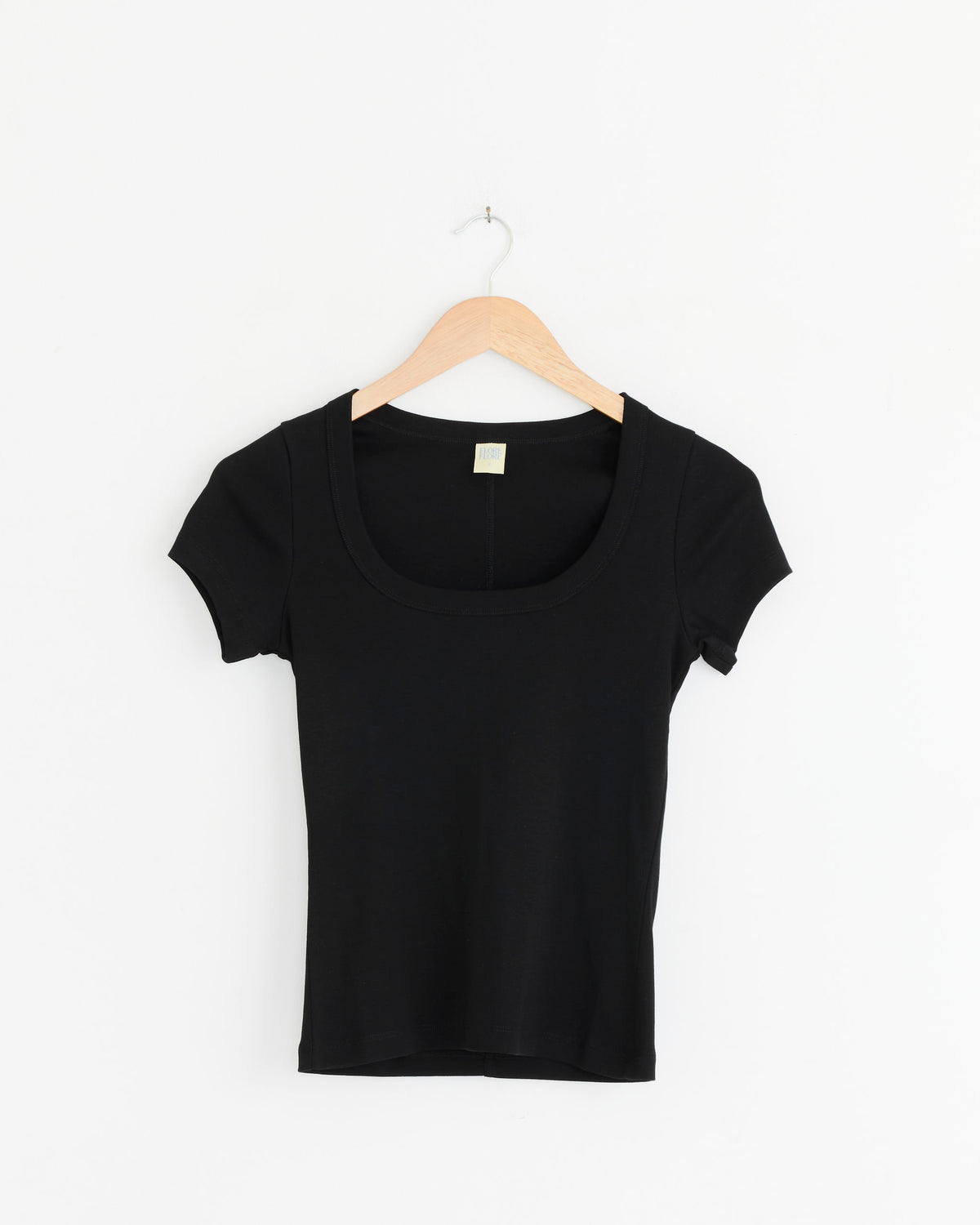 FLORE FLORE Lulu Baby Tee, Black - Black / S (290713)