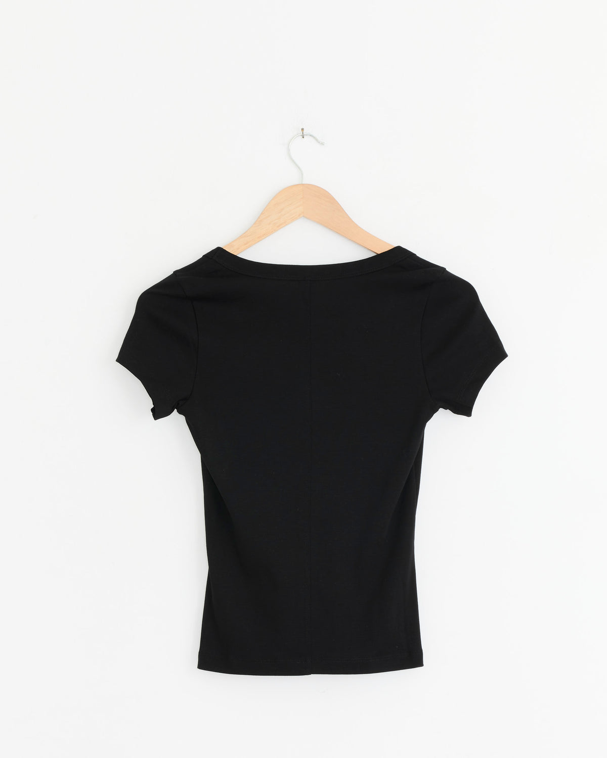 FLORE FLORE Lulu Baby Tee, Black - Black / S (290713)