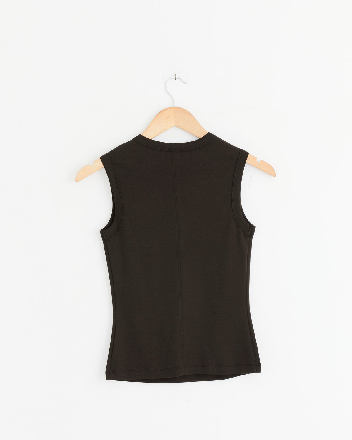 FLORE FLORE Esme Tank, Dark Brown - Dark Brown / S (290725)