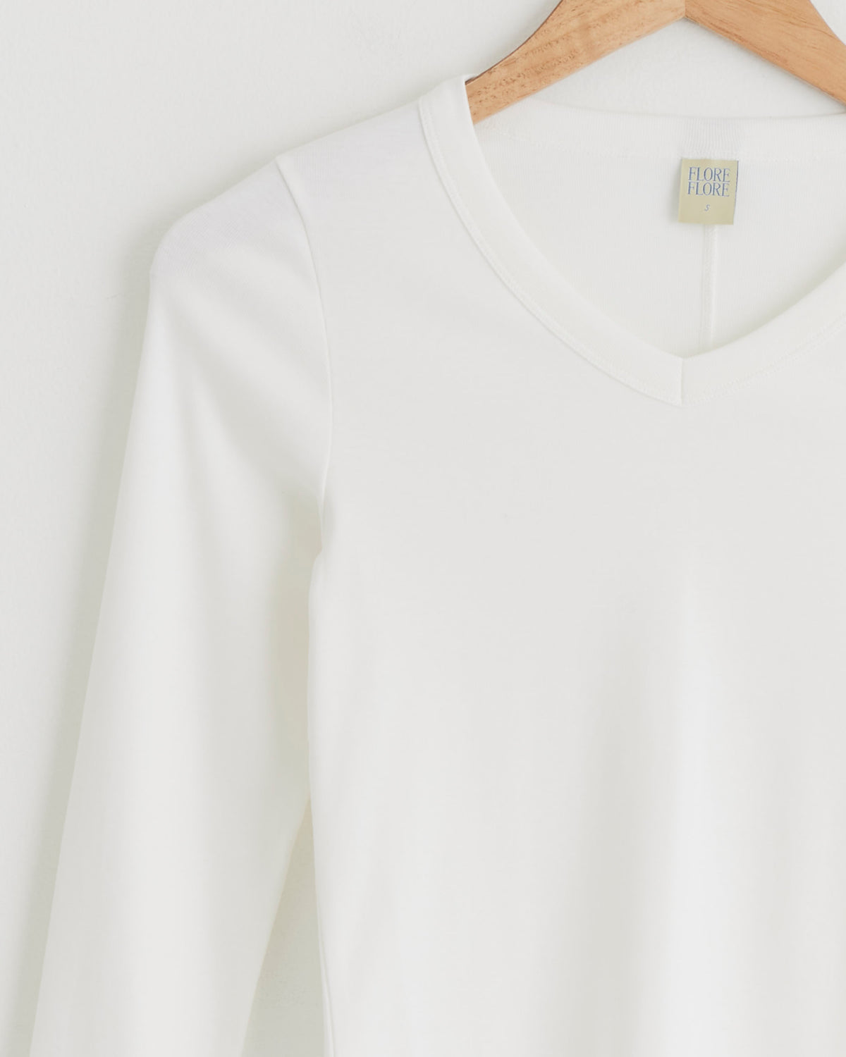 FLORE FLORE Jill L/S Tee - White / S (290742)