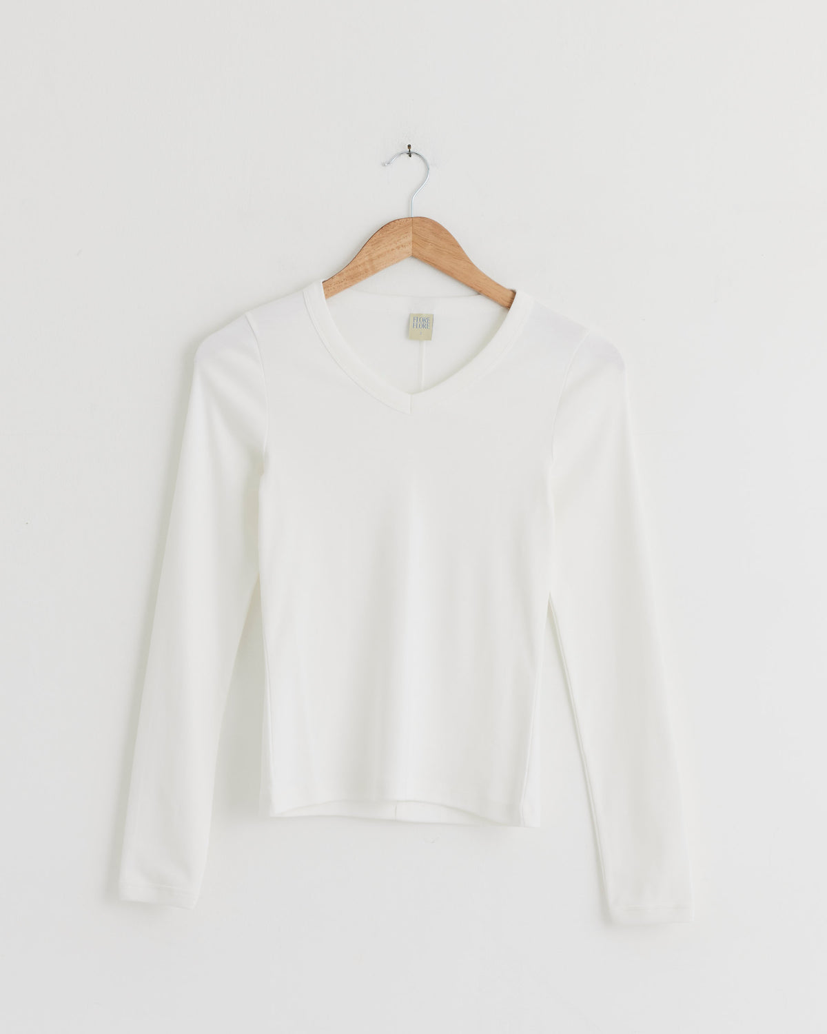 FLORE FLORE Jill L/S Tee - White / S (290742)