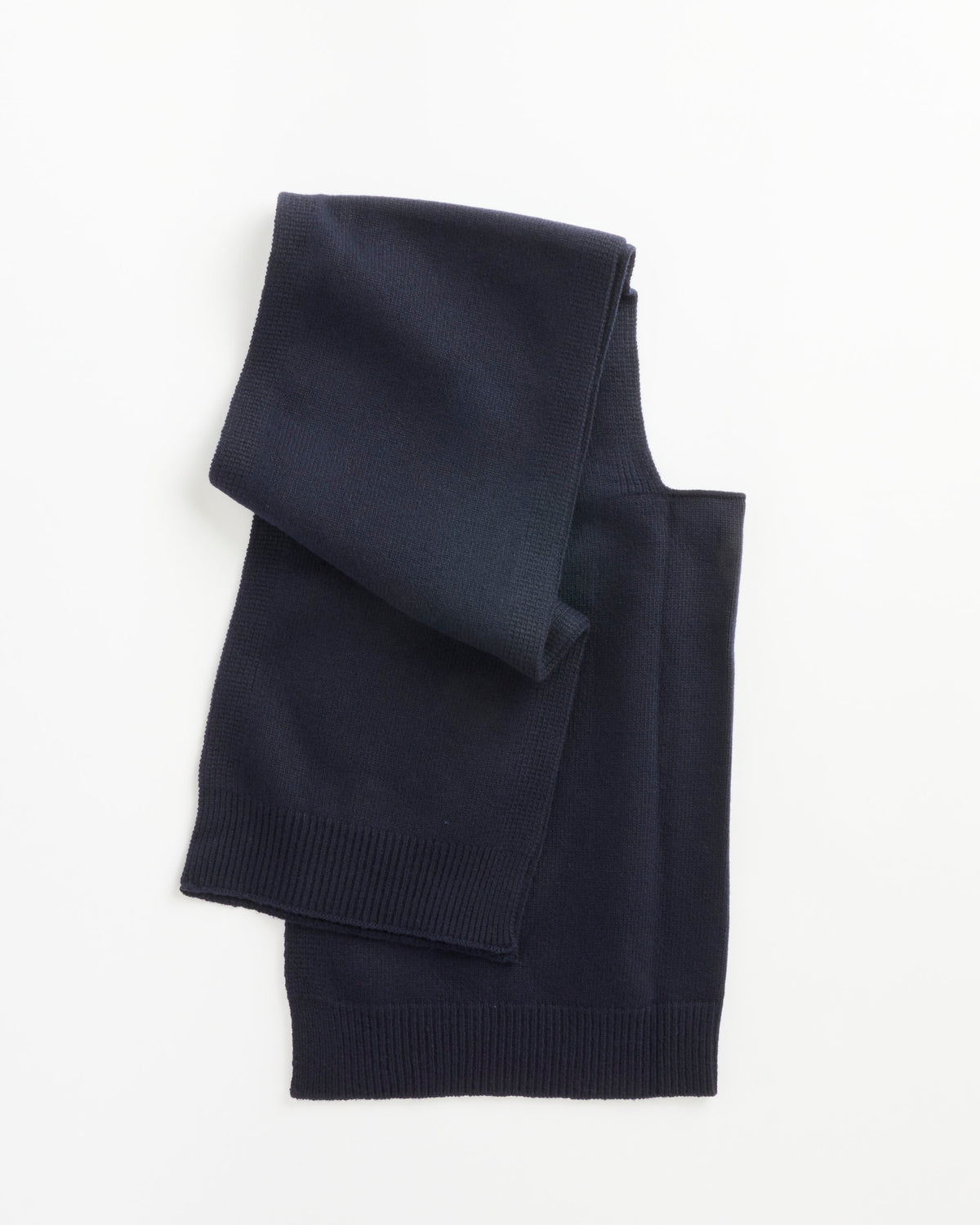 Mijeong Park Wool Blend Knit Shawl, Navy - Navy / OS (290802)