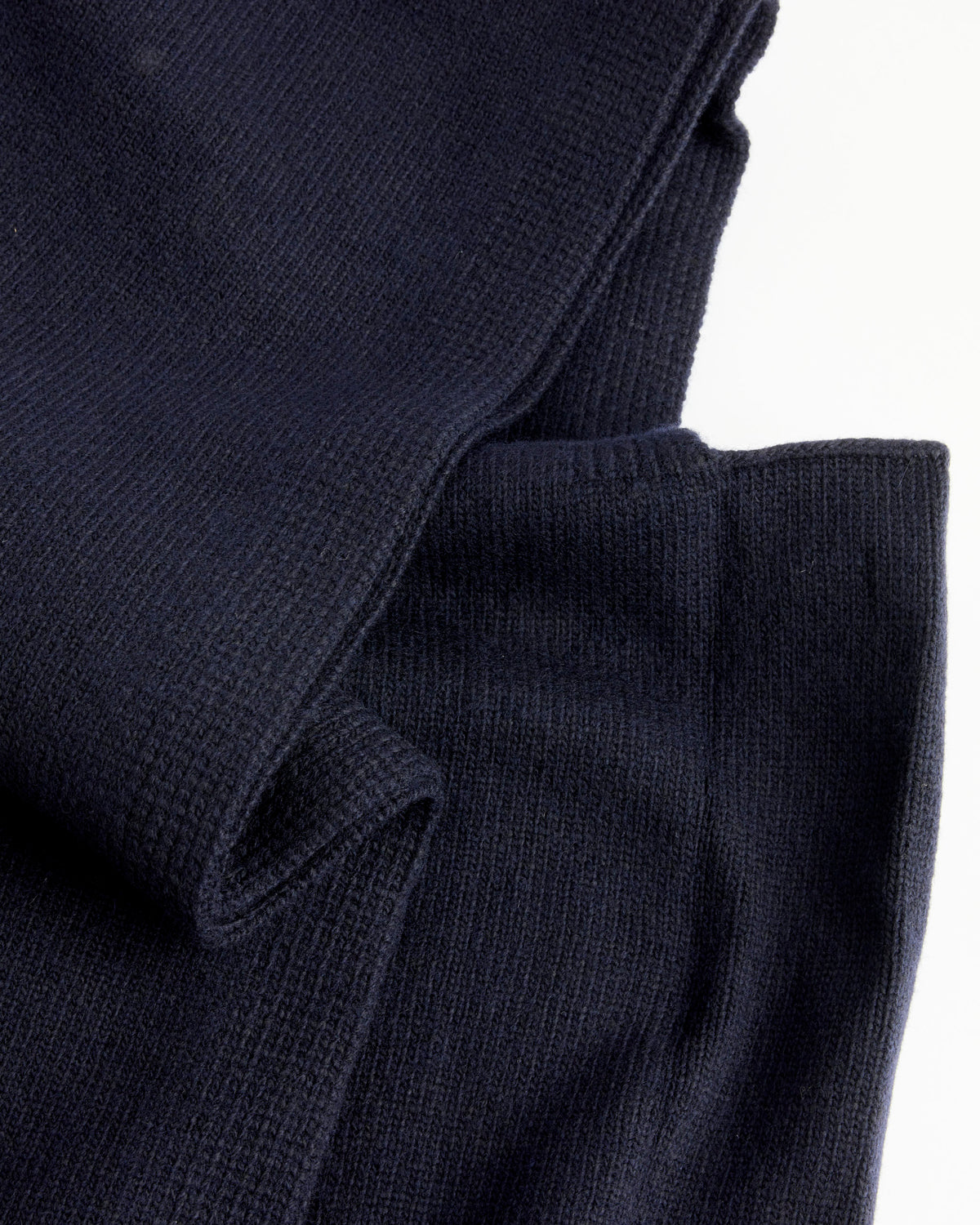 Mijeong Park Wool Blend Knit Shawl, Navy - Navy / OS (290802)