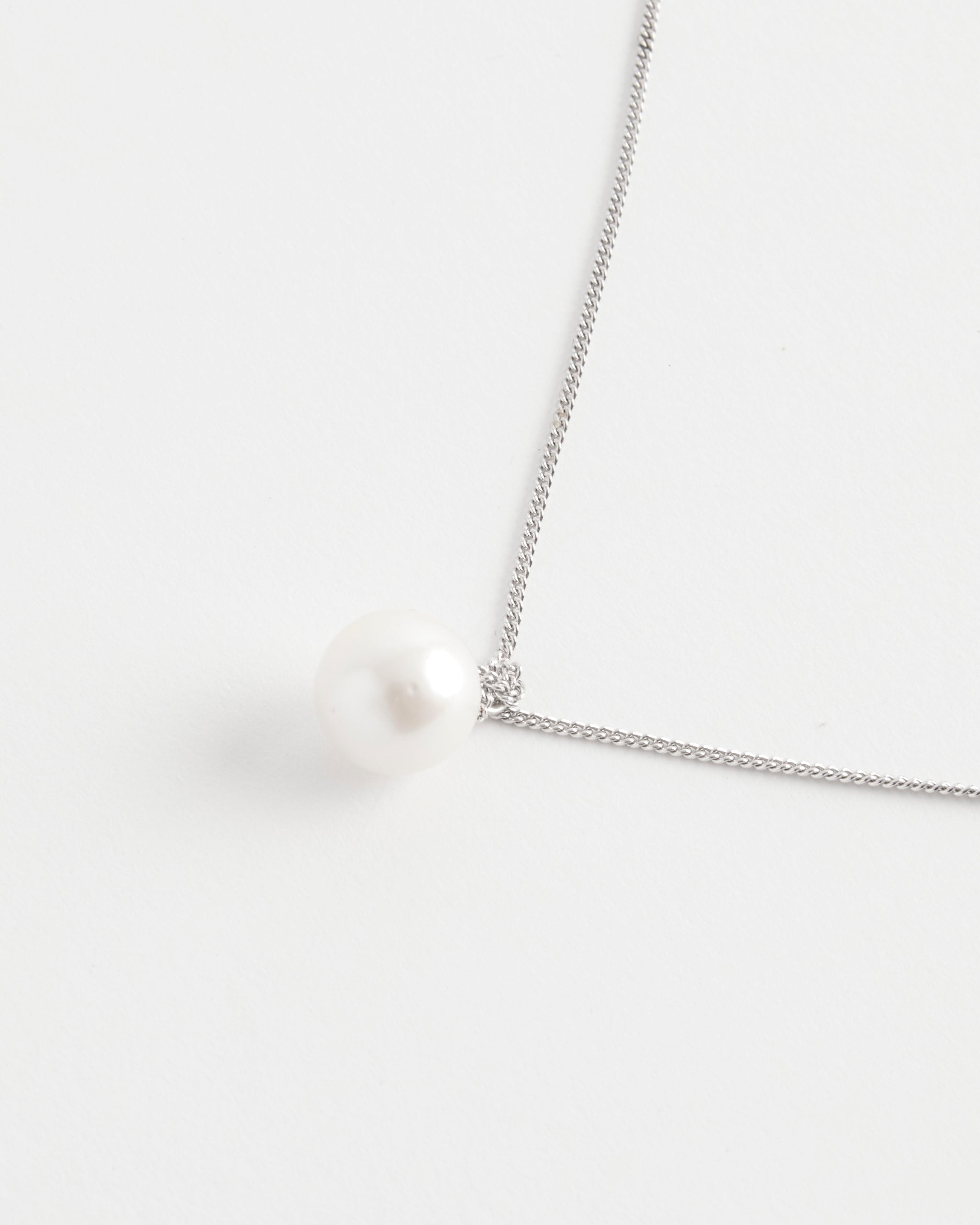 Hortense Floating Necklace - SS - 18" - Default Title (291088)