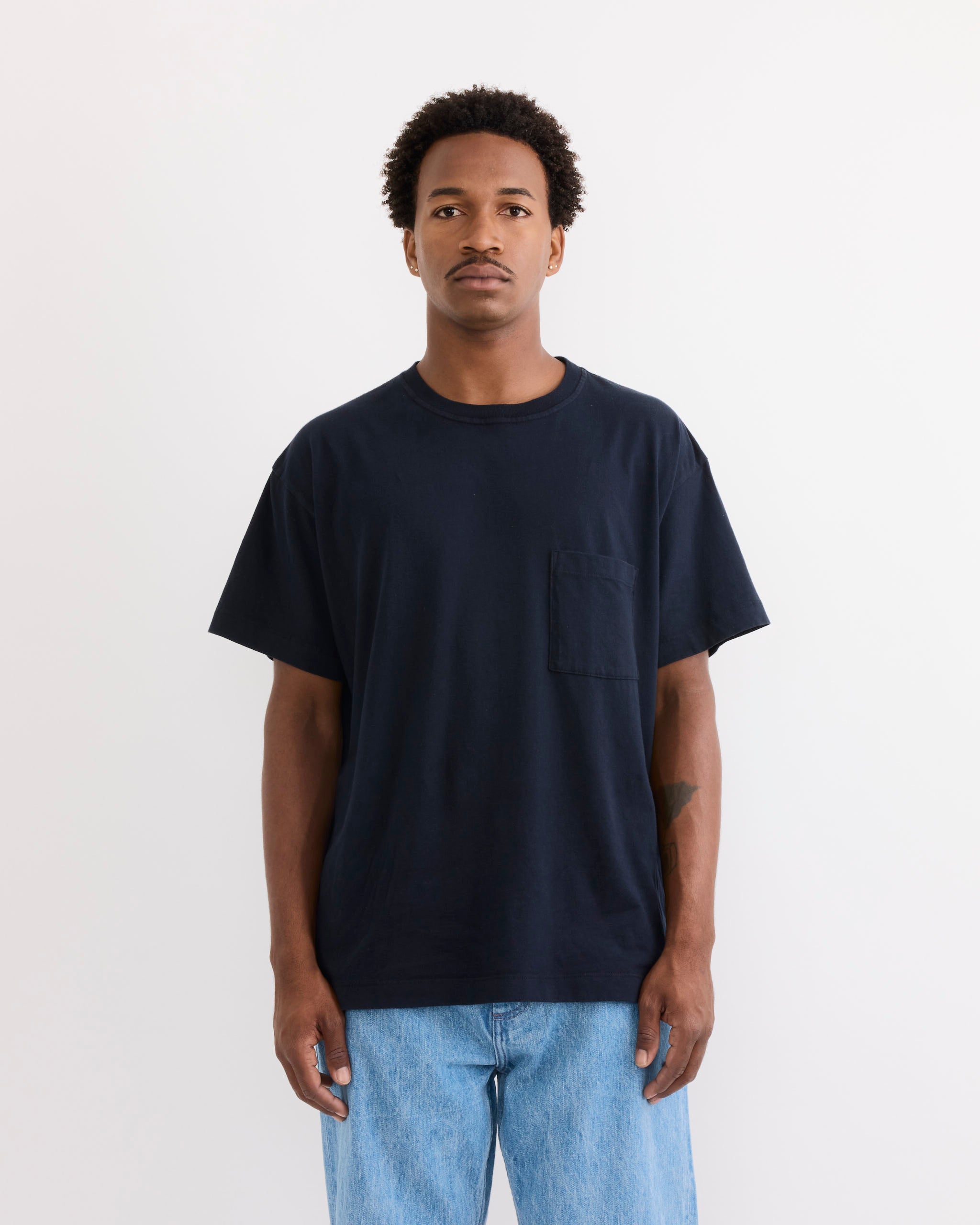 SMOCK Big Pocket Tee, Navy - Navy / L (291182)