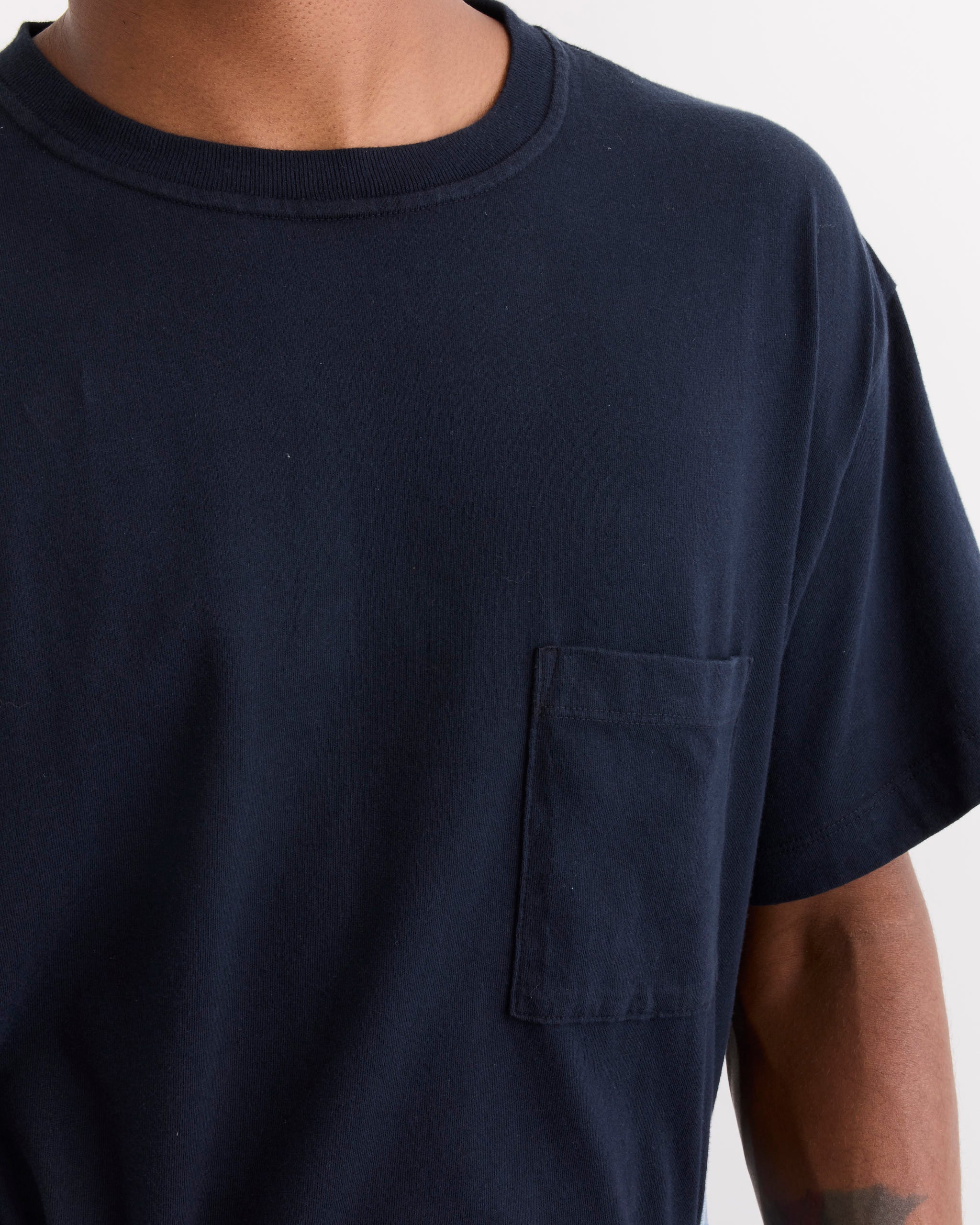 SMOCK Big Pocket Tee, Navy - Navy / L (291182)