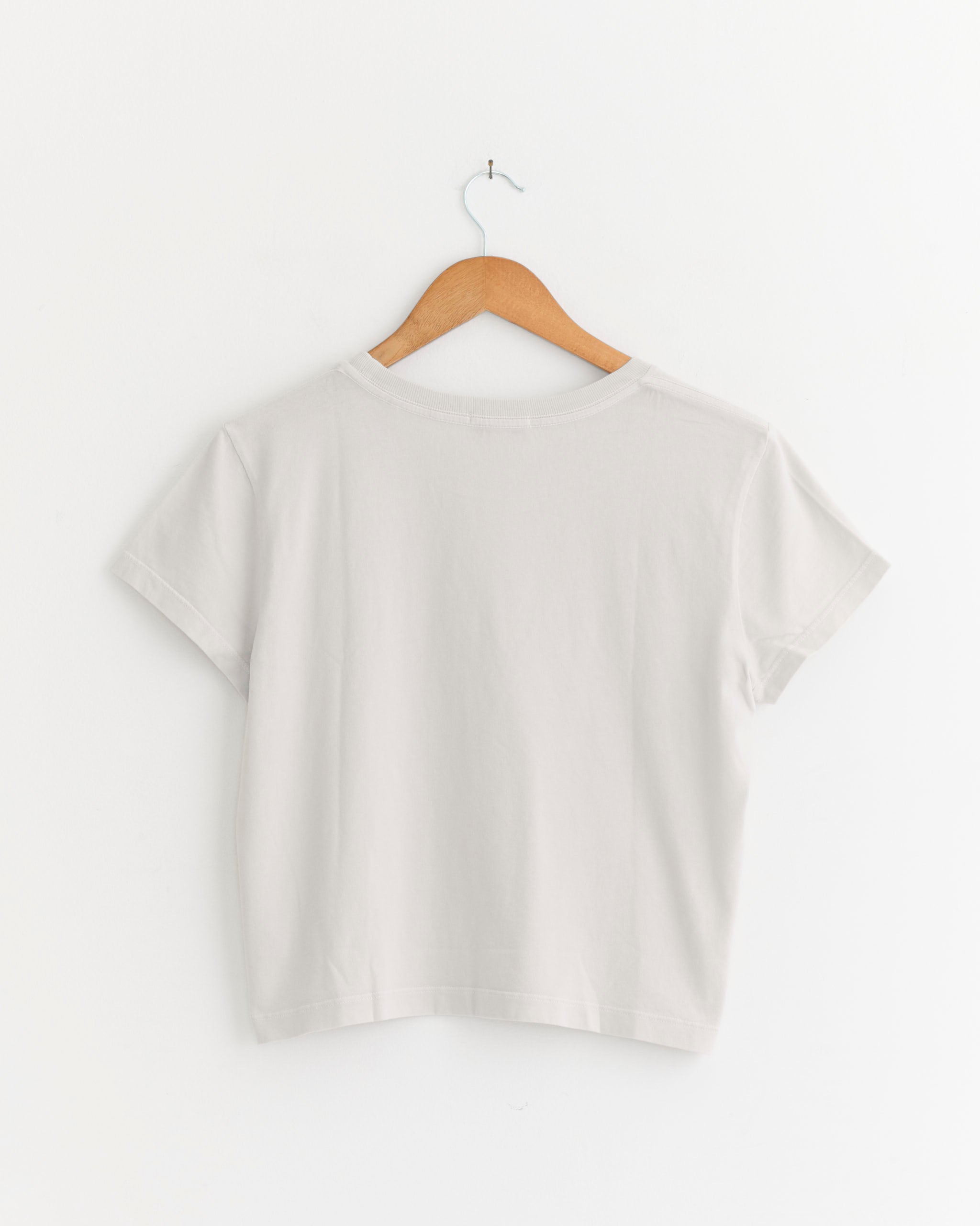 AGOLDE Adine Shrunken Tee, Bone - Bone / S (291237)