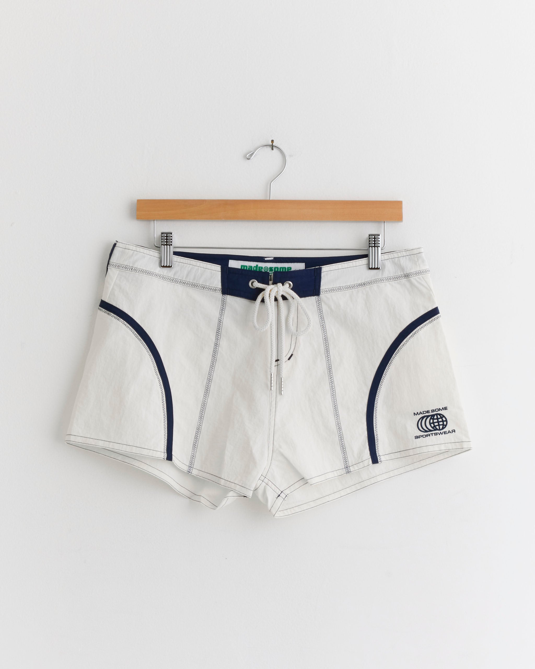 Short Shorts in White/Navy - White/Navy / 6 (291263)