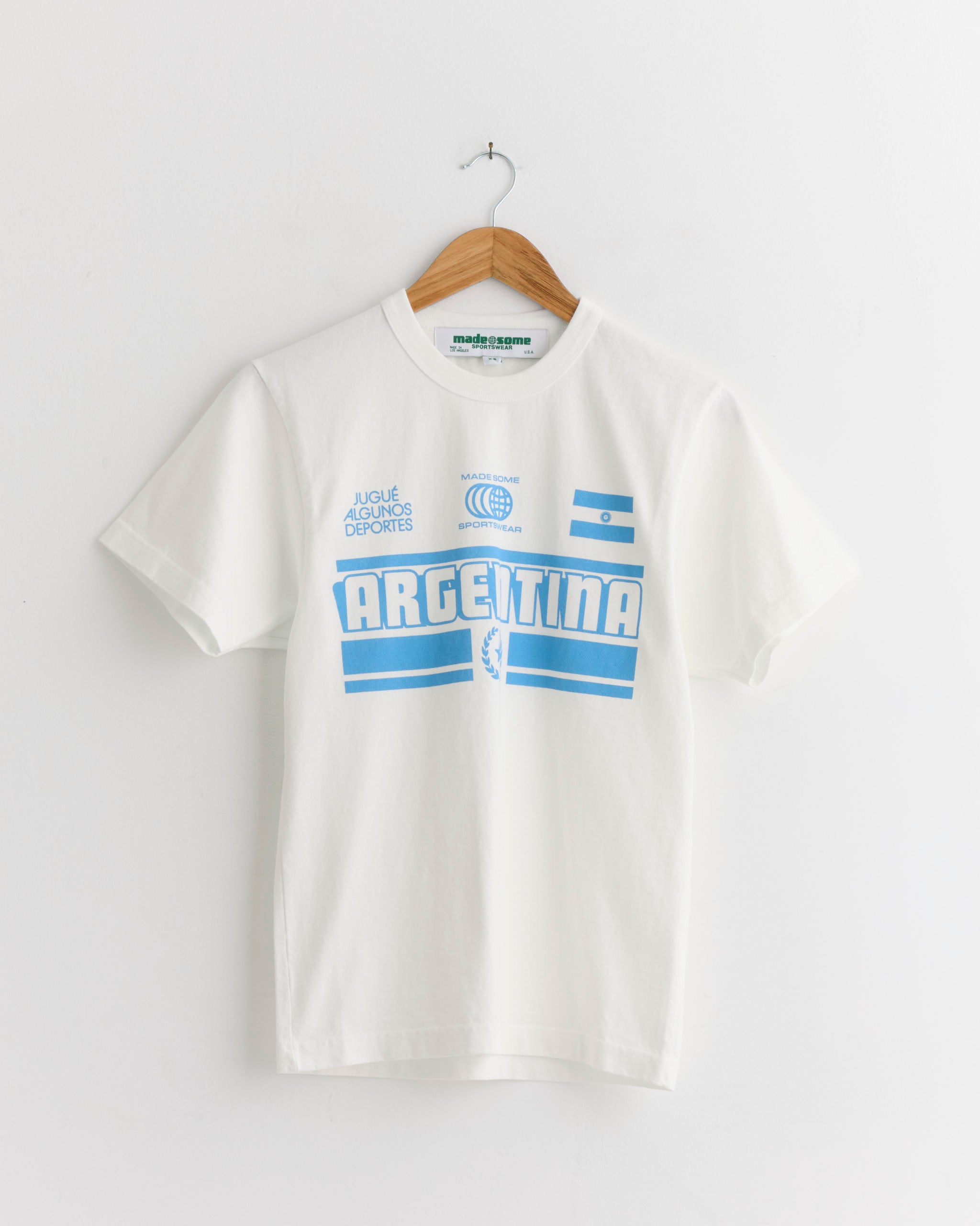 Argentina Tee - White/Blue / XS (291274)