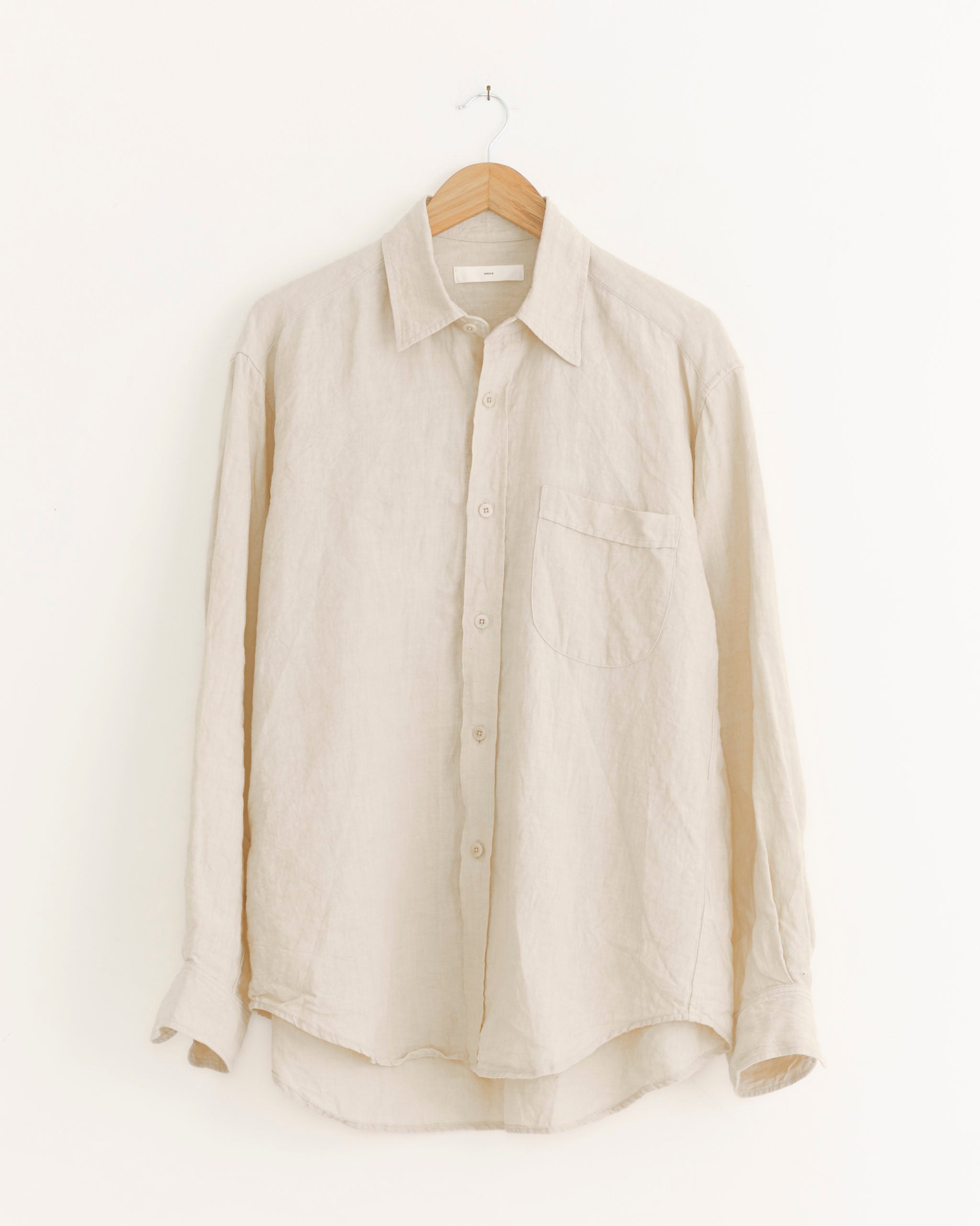 SMOCK Gio Shirt, Sun Dried Linen Cream - Sun Dried Linen Cream / M (291324)