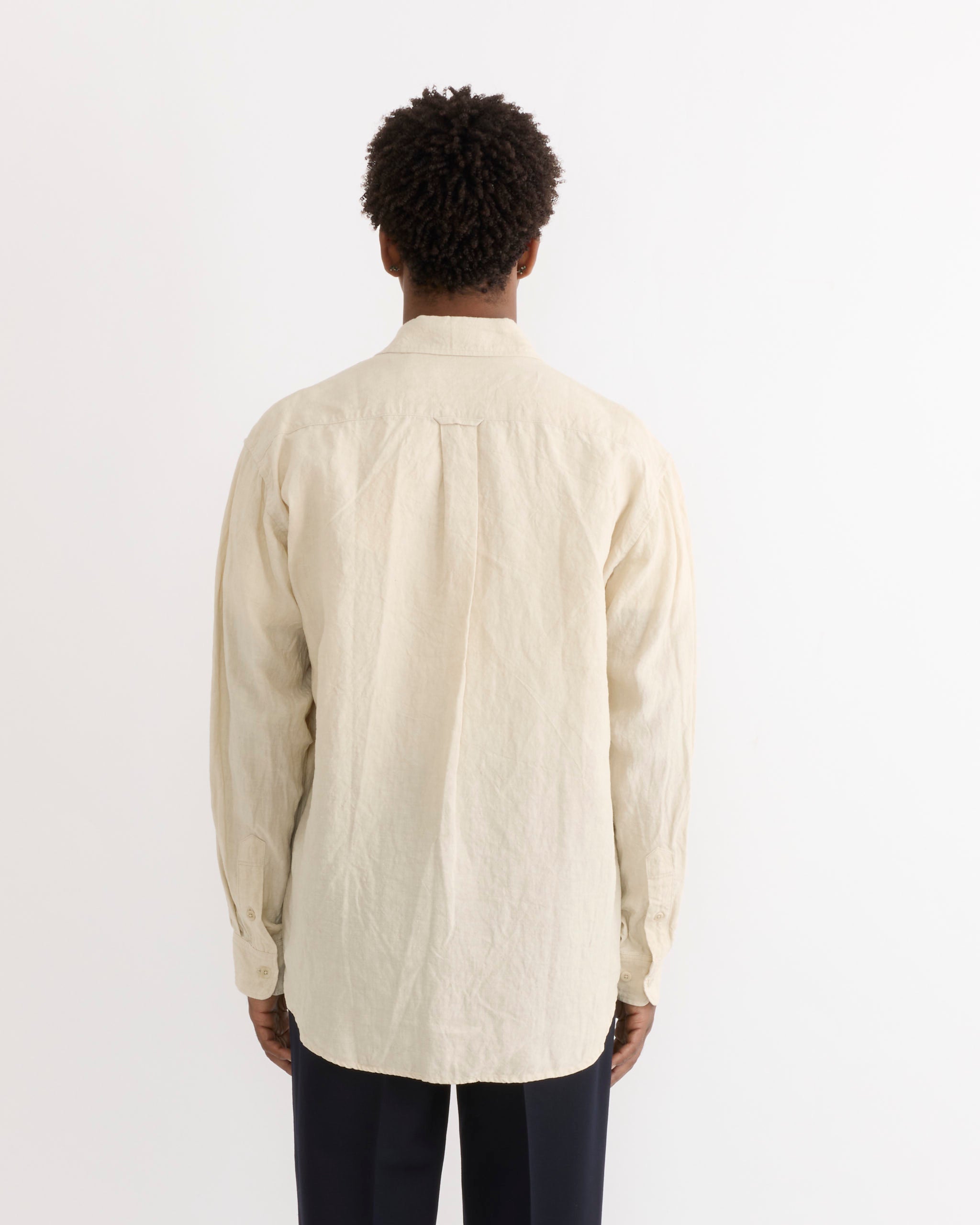 SMOCK Gio Shirt, Sun Dried Linen Cream - Sun Dried Linen Cream / M (291324)