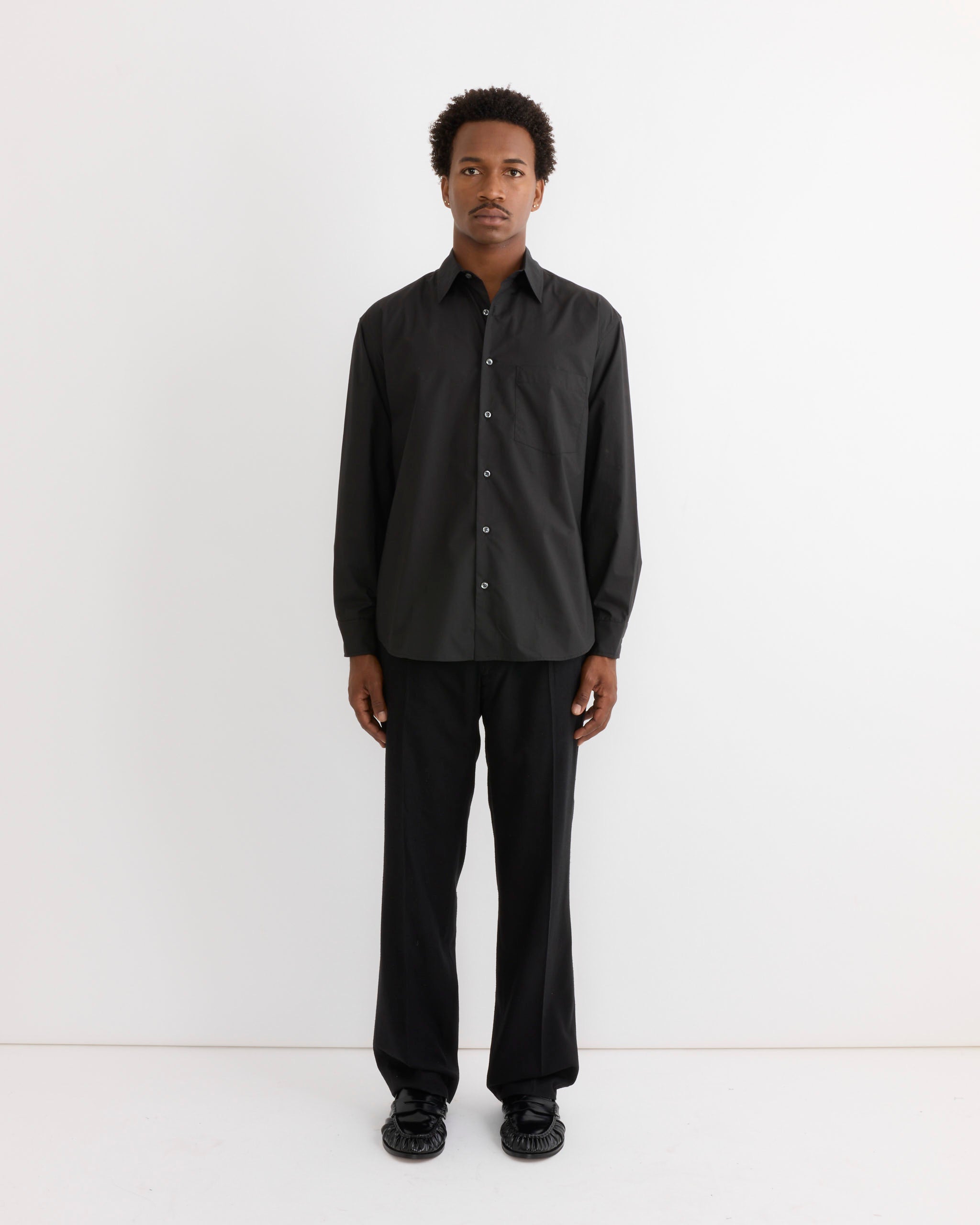 SMOCK Routine Shirt, Cotton Silk Black - Cotton Silk Black / M (291341)