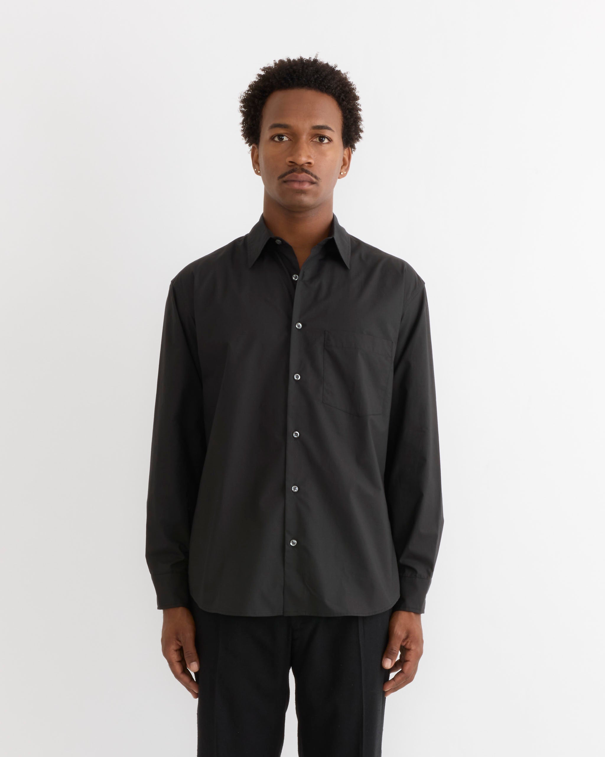 SMOCK Routine Shirt, Cotton Silk Black - Cotton Silk Black / M (291341)