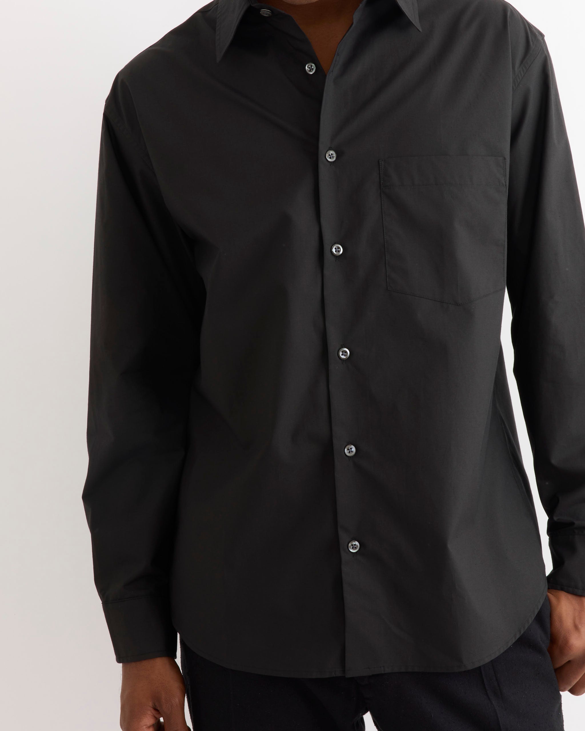 SMOCK Routine Shirt, Cotton Silk Black - Cotton Silk Black / M (291341)