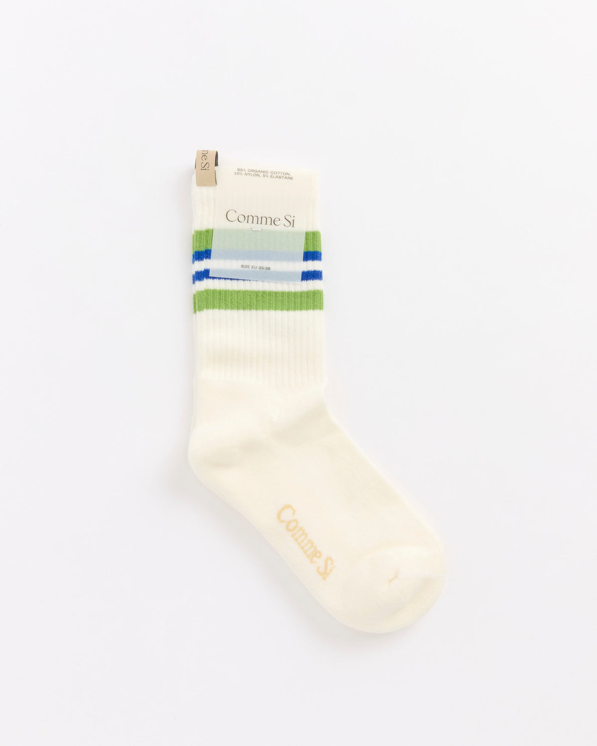 Varsity Stripe The Tube Socks, Grass/Blue - Grass/Blue / 35/38 (291413)