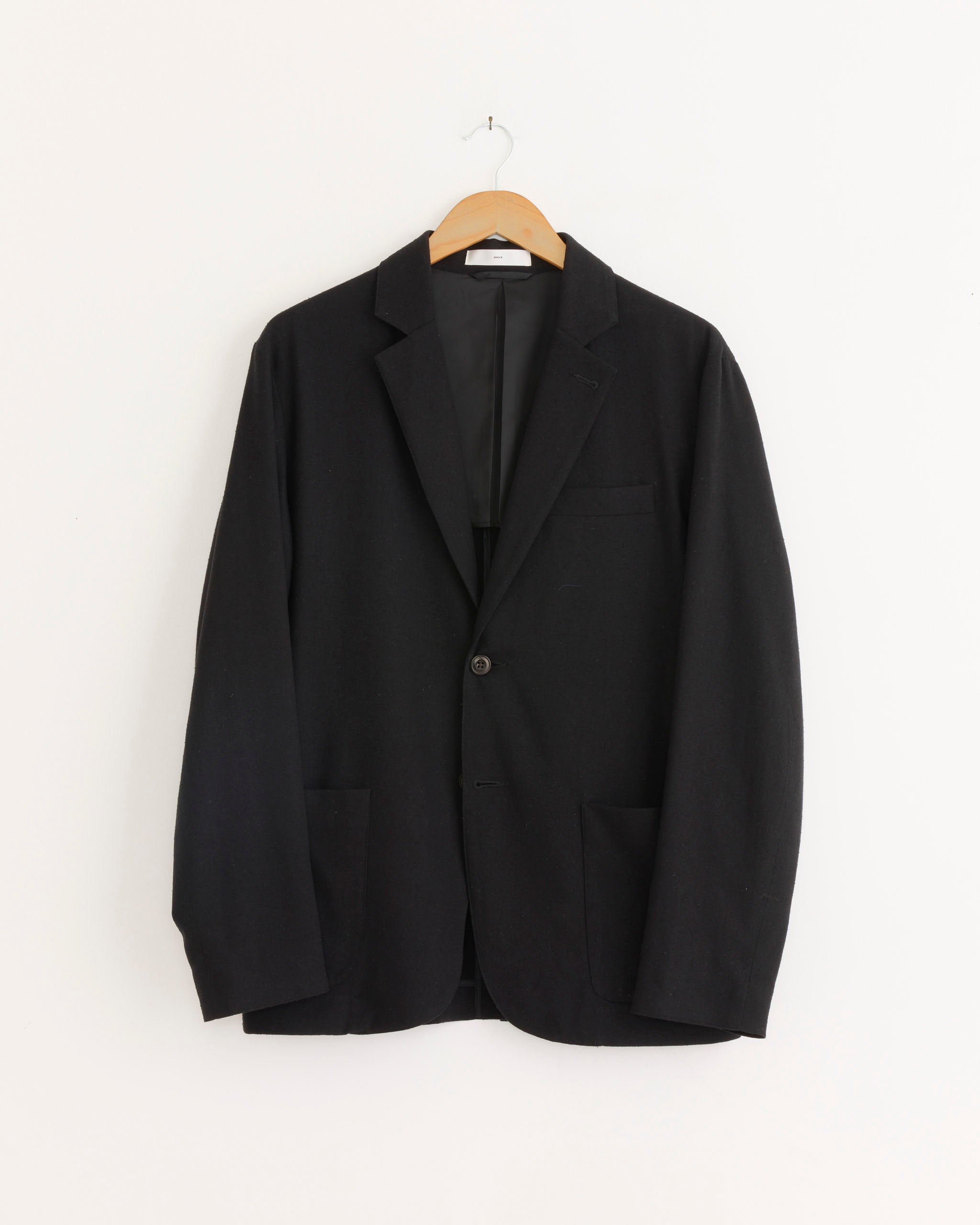 SMOCK Blazer, Raw Silk Black - Raw Silk Black / M (291426)