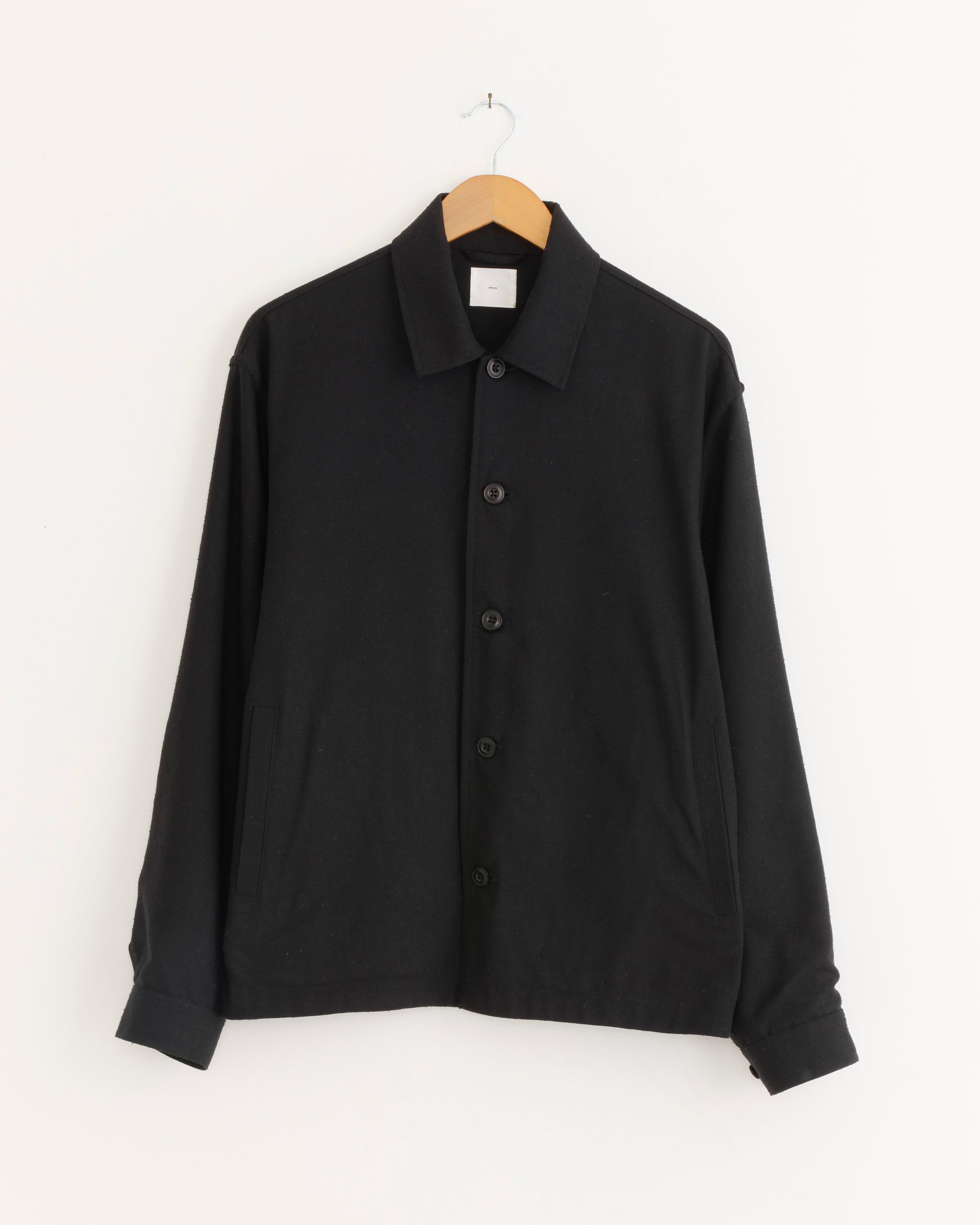 SMOCK Knoll Jacket, Raw Silk Black - Raw Silk Black / M (291430)