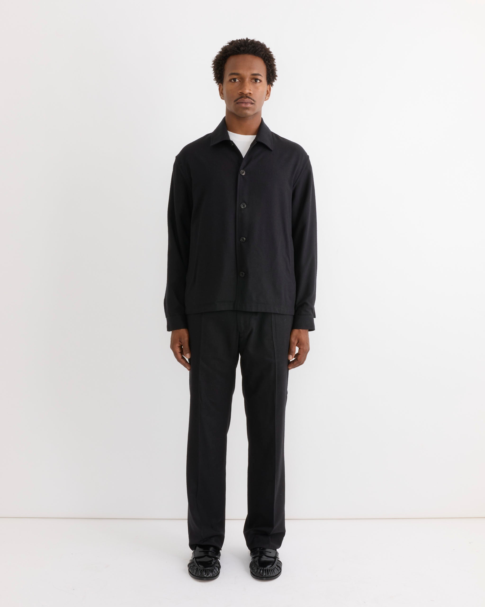 SMOCK Knoll Jacket, Raw Silk Black - Raw Silk Black / M (291430)