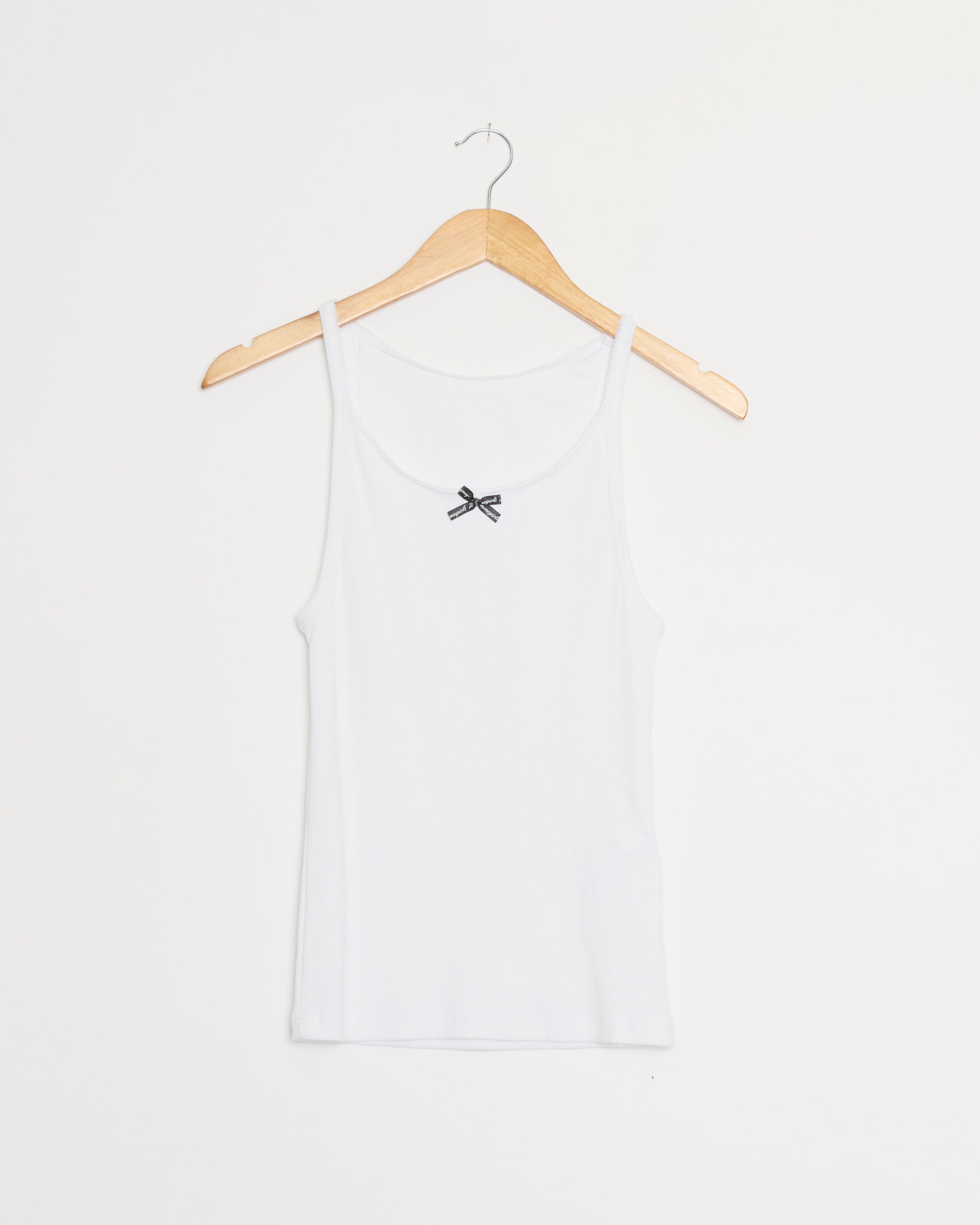 Hommegirls Ribbed Tank Top - White / S (292785)