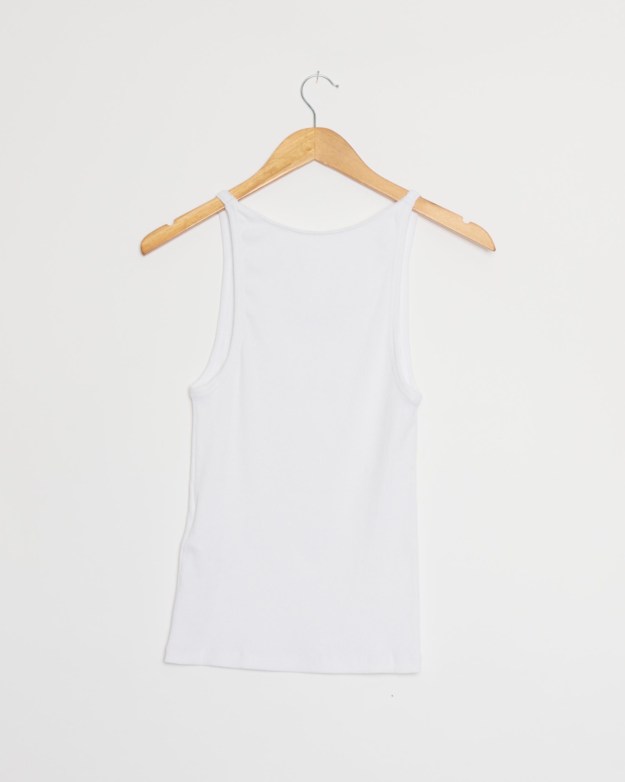 Hommegirls Ribbed Tank Top - White / S (292785)