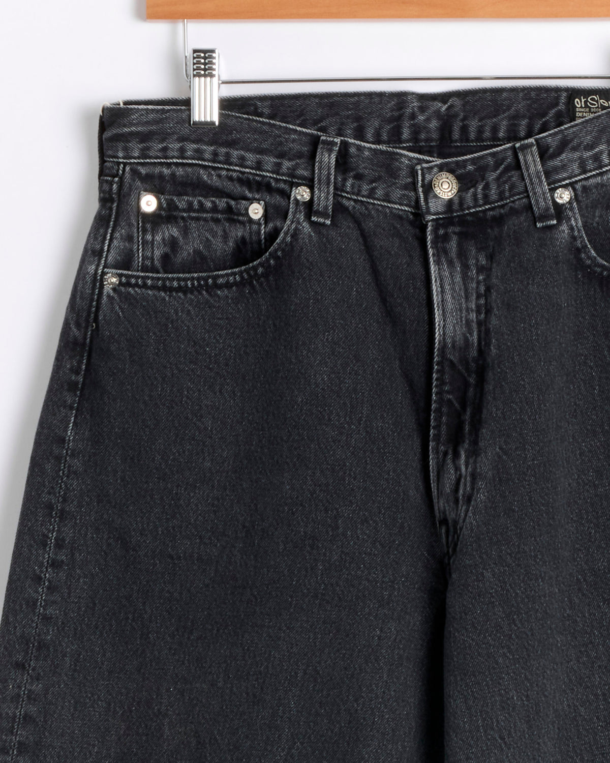 Super Dad's Pant in Black Denim Stone - Black Denim Stone / 2 (292804)