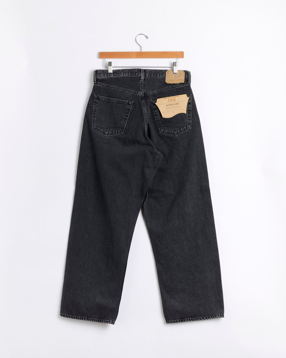 Super Dad's Pant in Black Denim Stone - Black Denim Stone / 2 (292804)