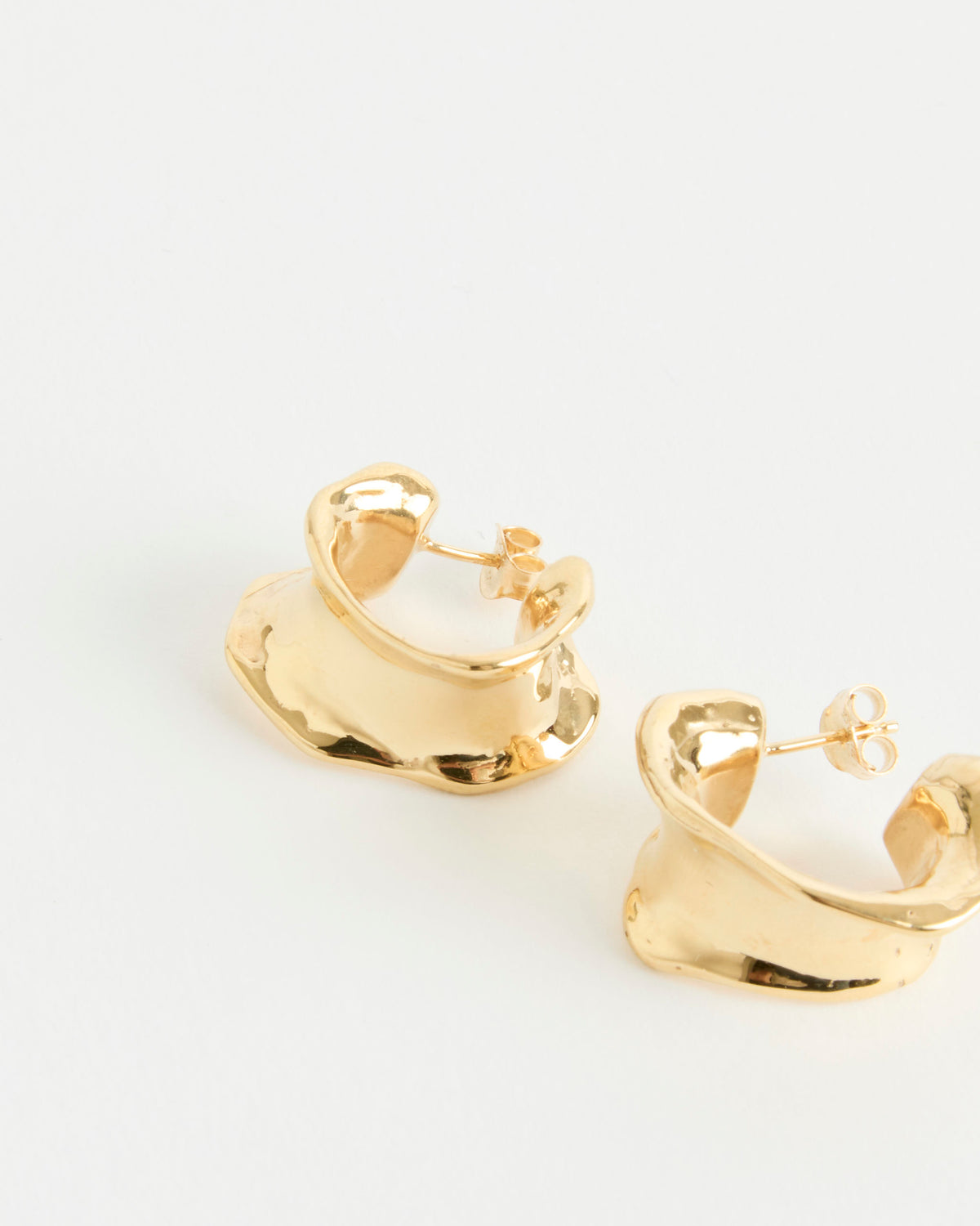 Calamari Hoops - Gold Plated Bronze - OS - Default Title (293443)