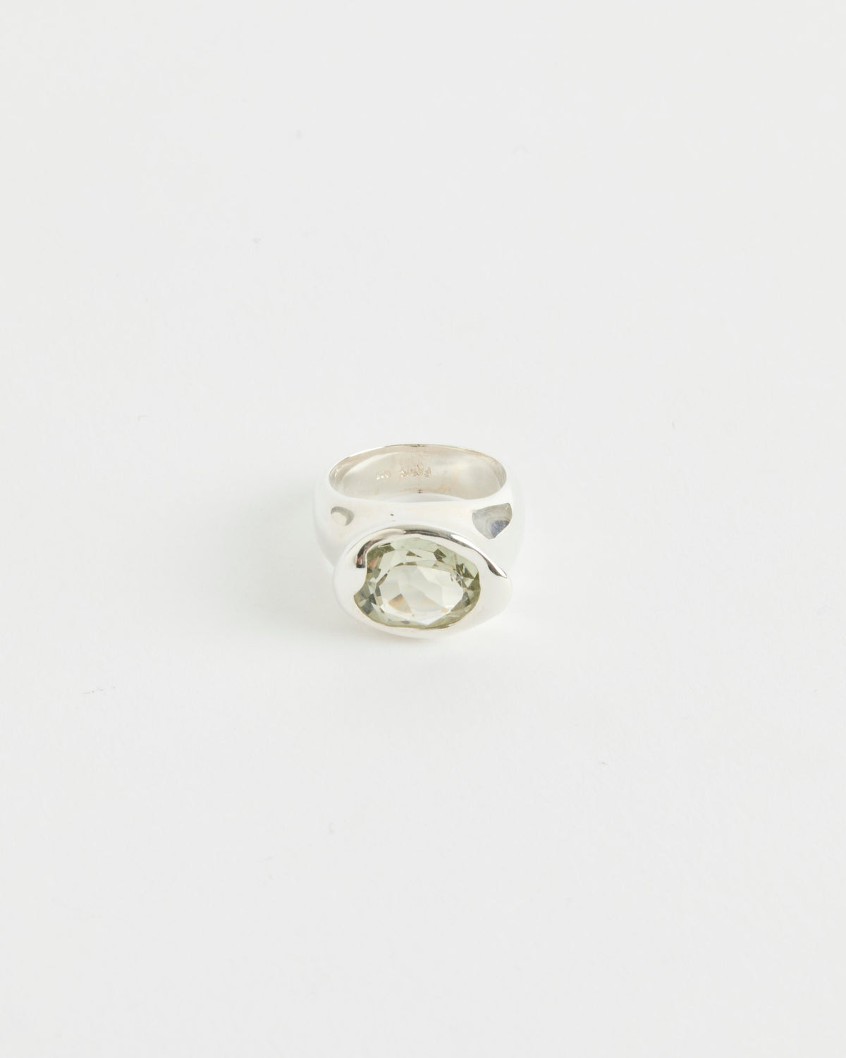 Grand Ring - SS/Green Amethyst / 6 (293445)