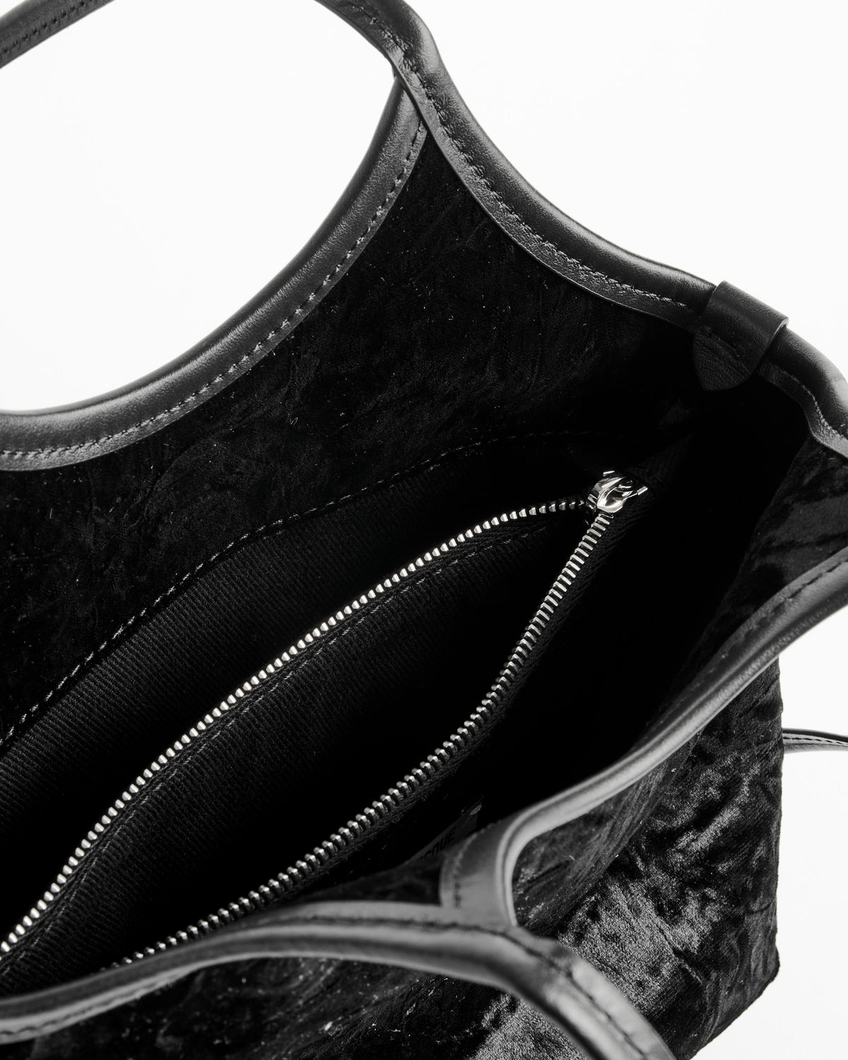 Valesque Cami Small Bag - Crushed Velvet Black - OS - Default Title (293512)