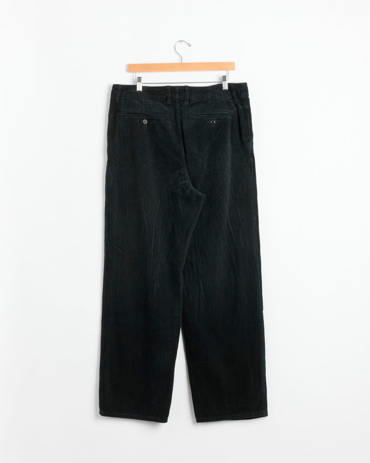 Officer Trouser, Corduroy Washed Black - Corduroy Washed Black / L (295515)