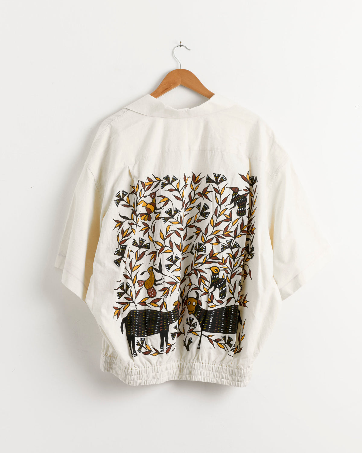 Ribbed S/S Shirt - Hand Sohrai - OS - Default Title (295575)
