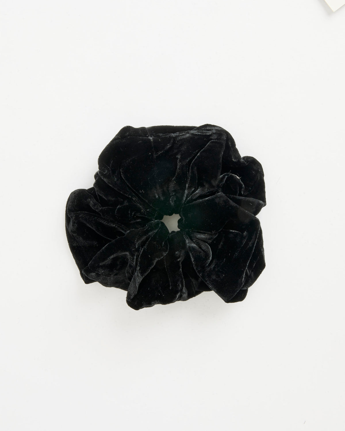 Velvet Scrunchie - Black - OS - Default Title (295671)