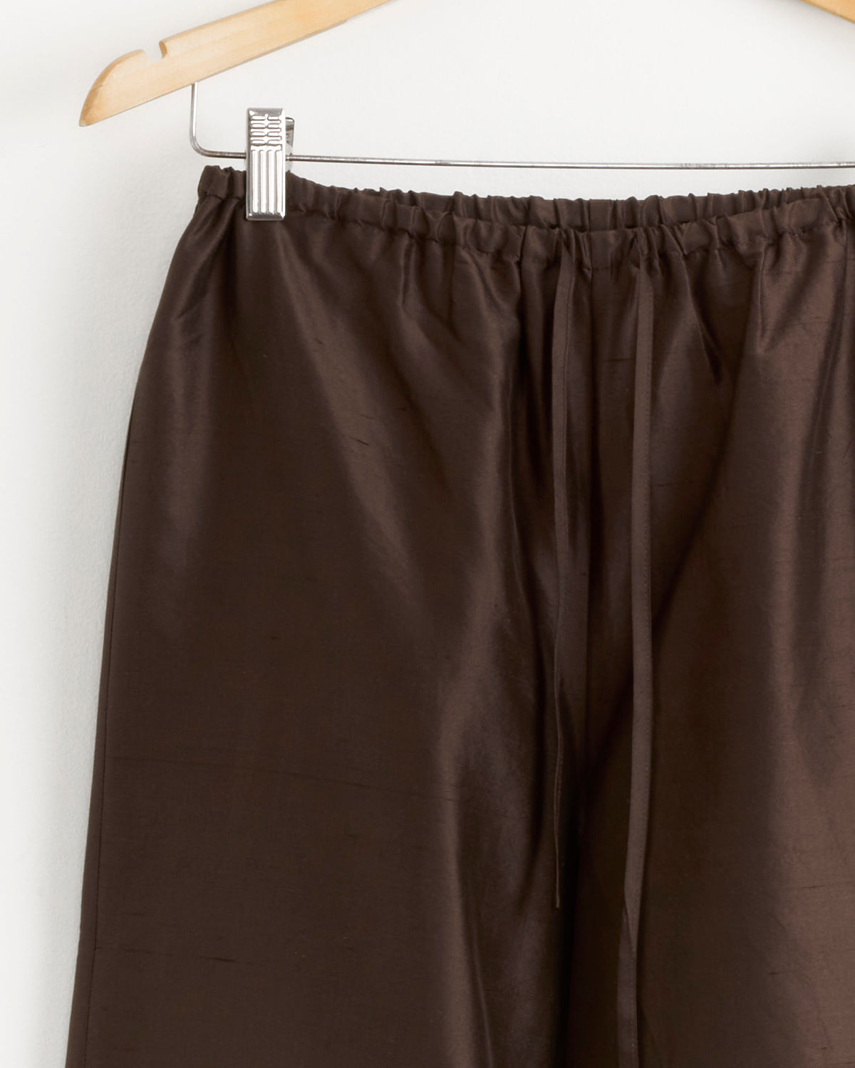 Elina Trouser - Dark Brown / S (295708)