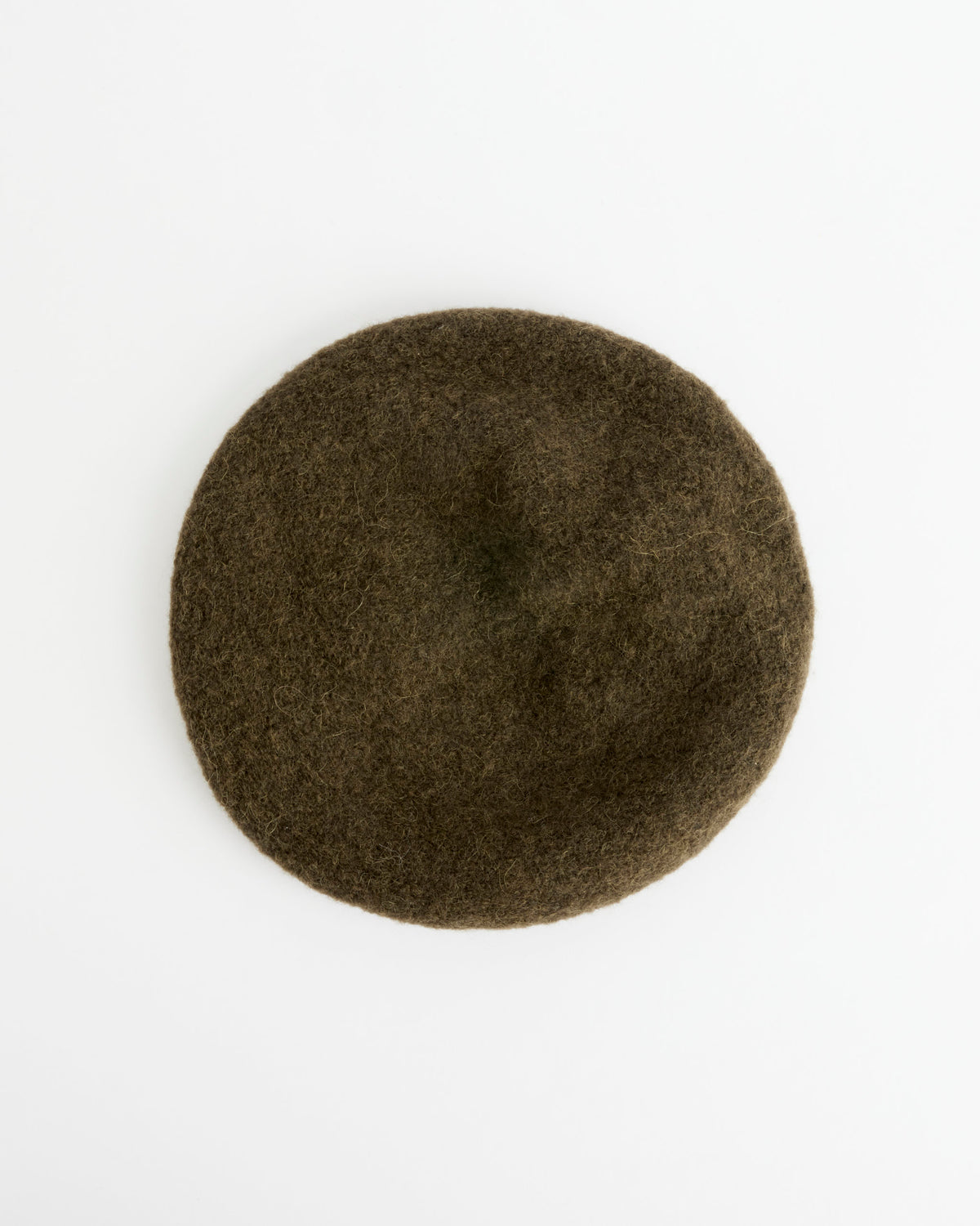 Felt Beret, Olive - Olive / OS (295928)