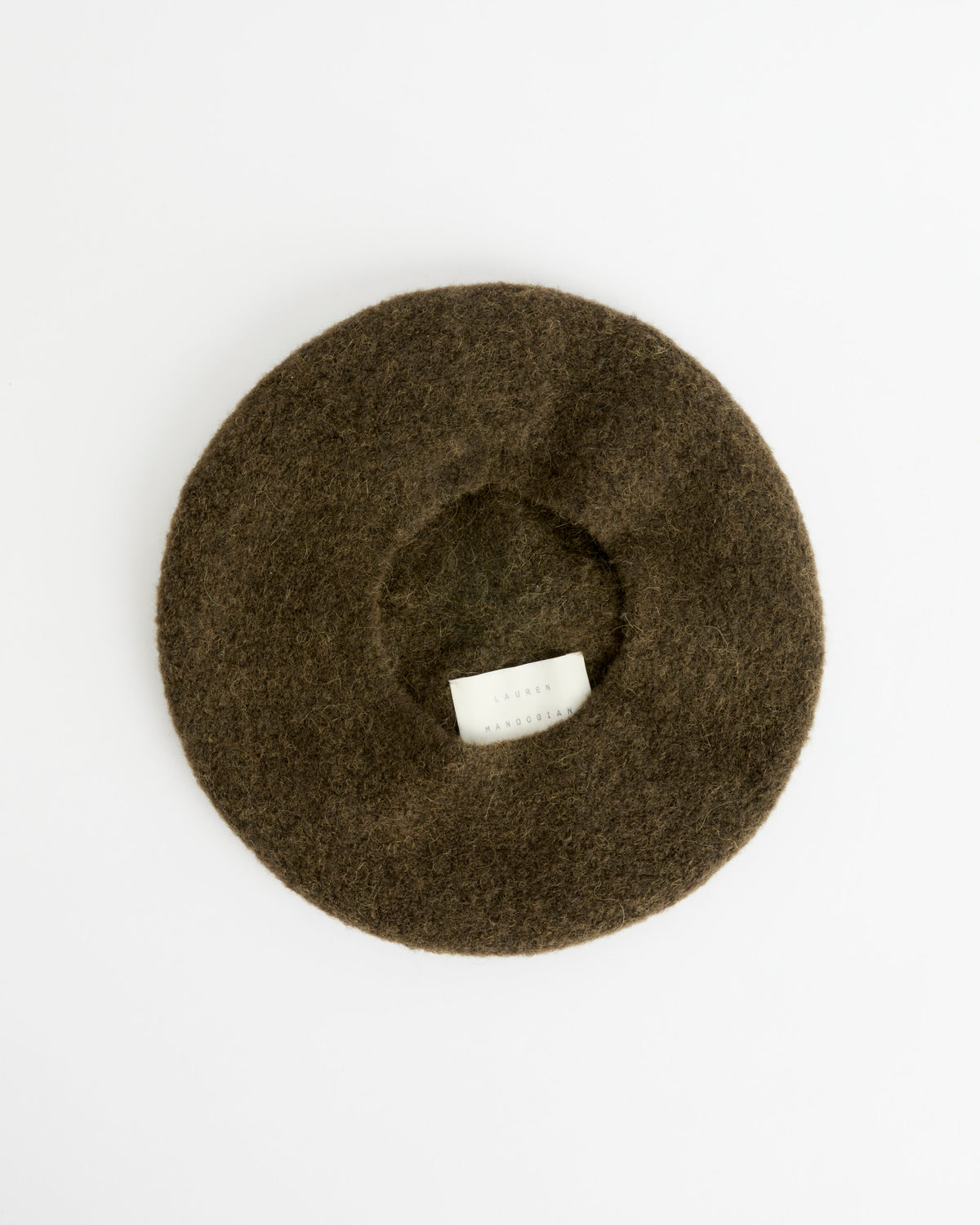 Felt Beret, Olive - Olive / OS (295928)