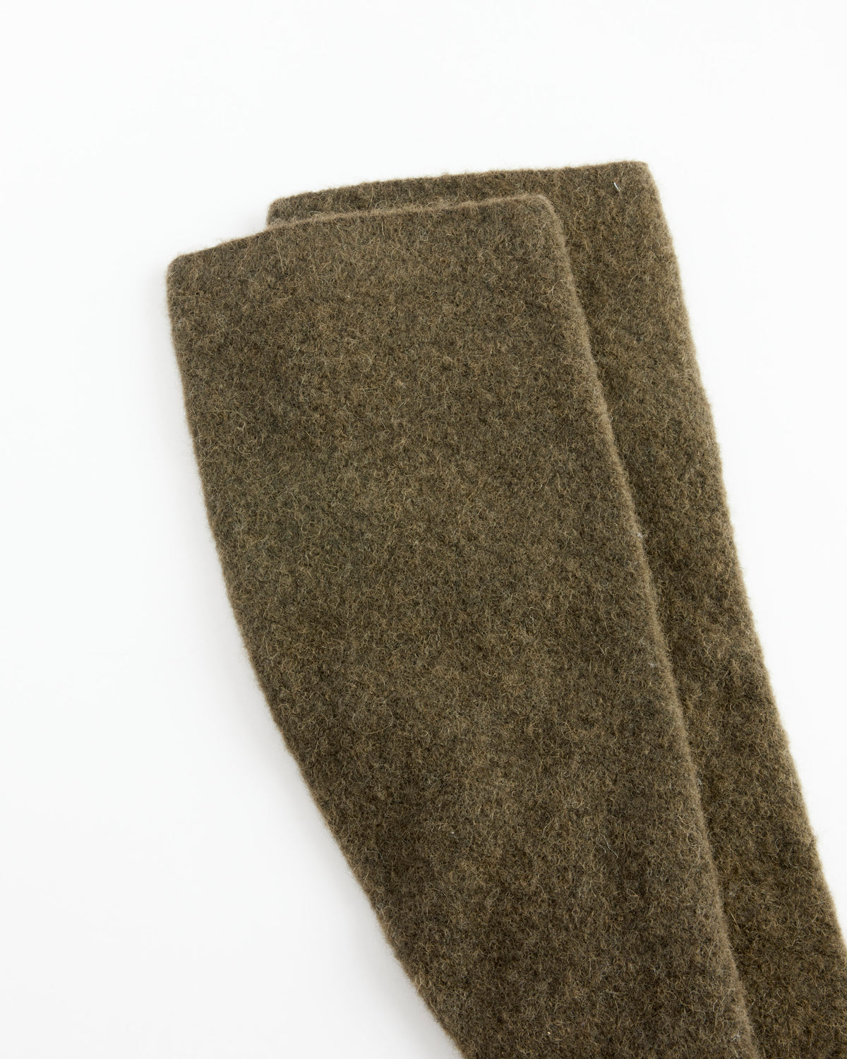 Felt Fingerless Gloves - Olive - OS - Default Title (295930)
