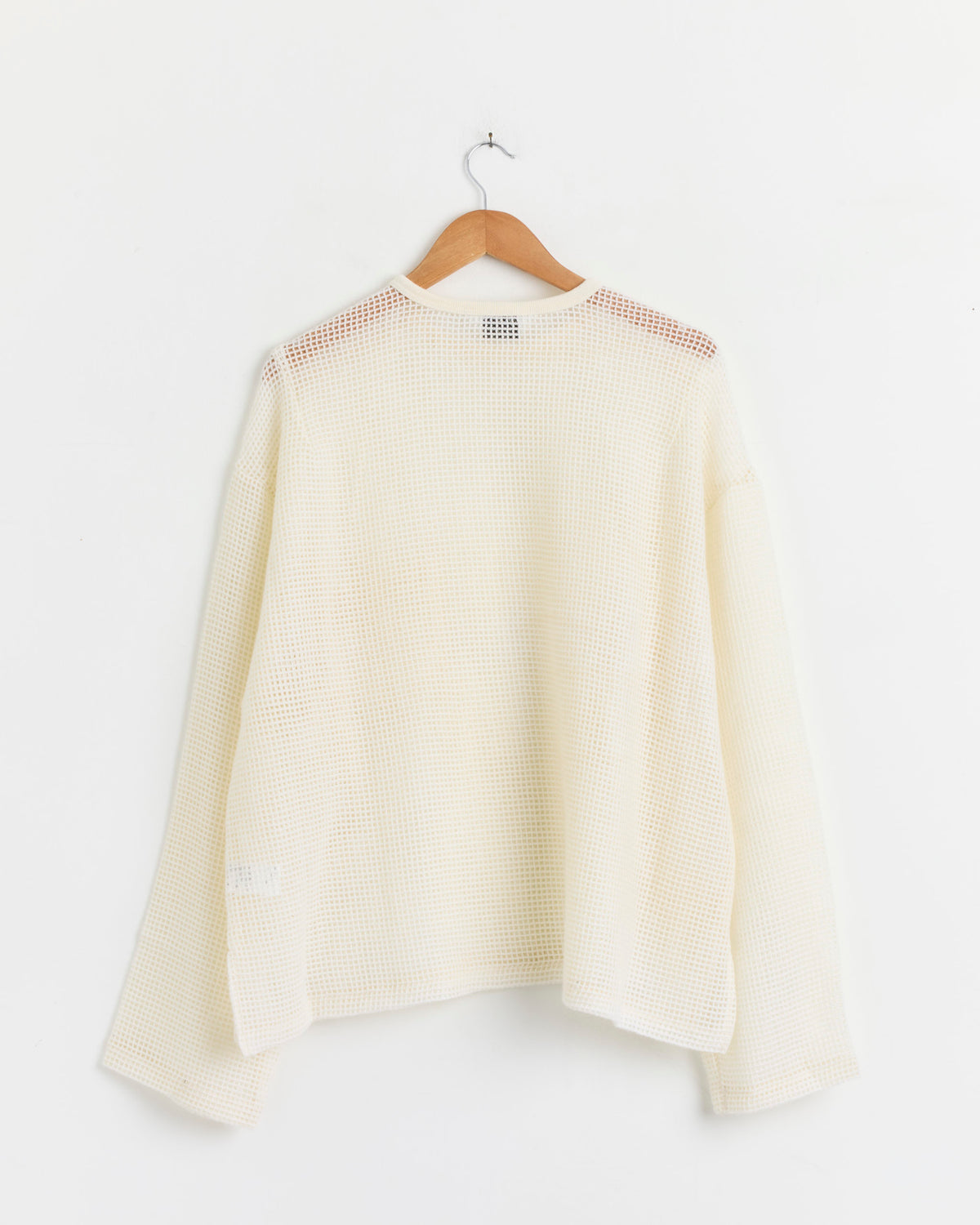 Wool Russells L/S Tee in Ivory - Ivory / 2 (295974)